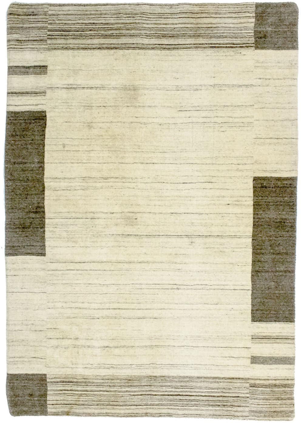 morgenland Wollteppich »Loribaft Teppich handgewebt beige«, rechteckig,  Kurzflor acheter confortablement | Kurzflor-Teppiche