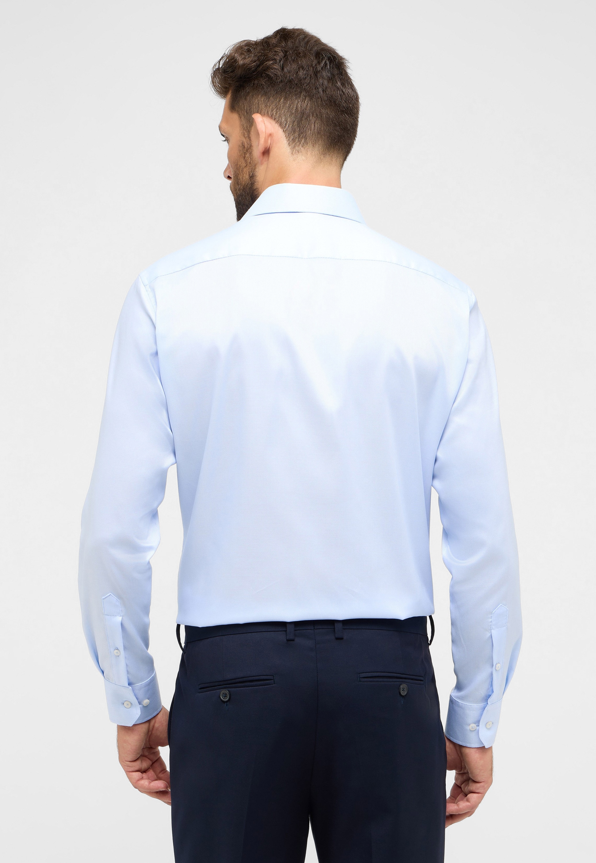 Eterna Langarmhemd »MODERN FIT«, EASY IRON (bügelleicht)