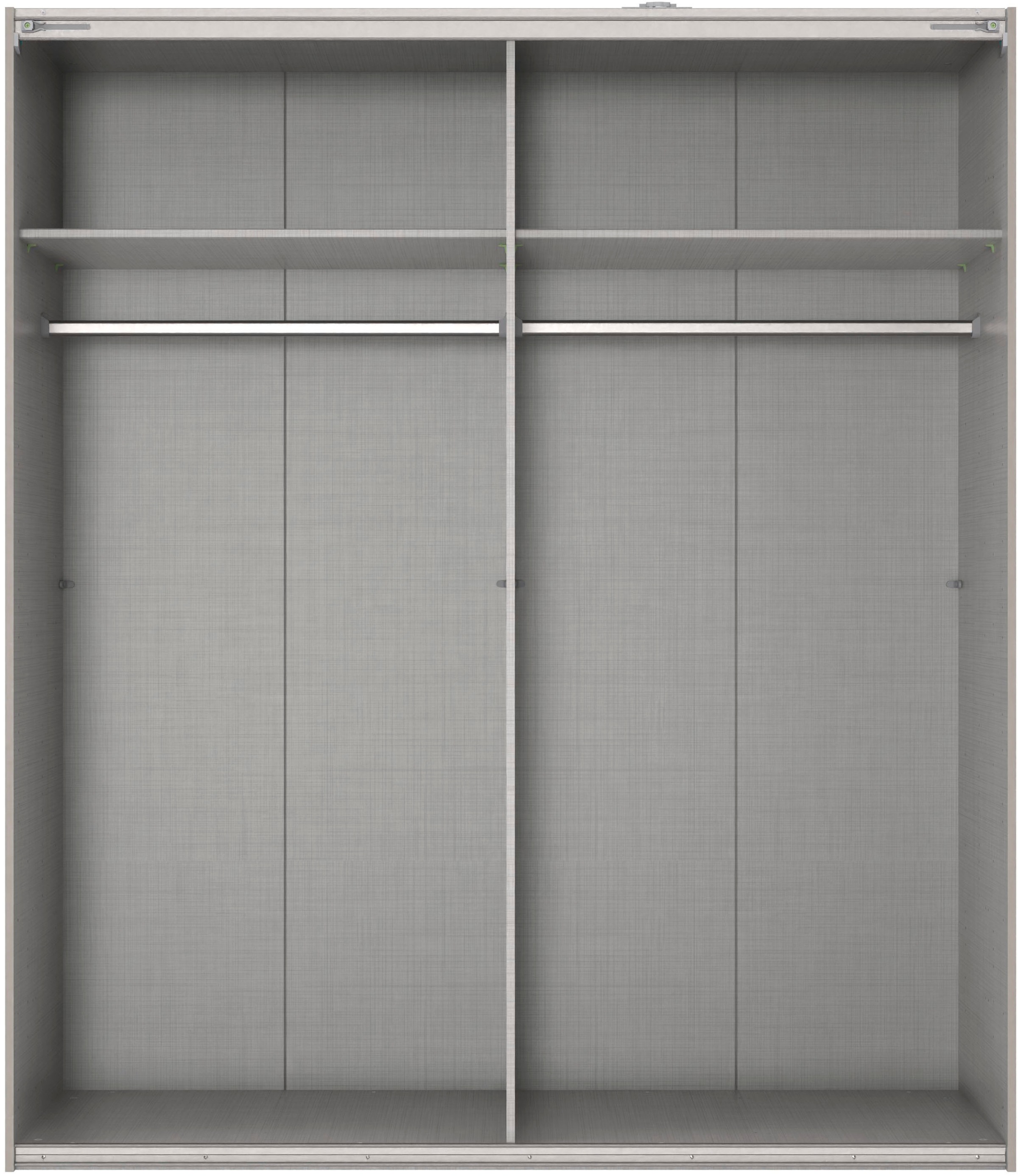 Wimex Kleiderschrank »Mugano, Made in Germany, Lieferung bis in Deine Etage und Stellort« wähle Deine Ausstattung: Basic oder Premium!,  3 Schwebetüren, grosse Grössen, mit oder ohne Spiegel, Metallgriffe