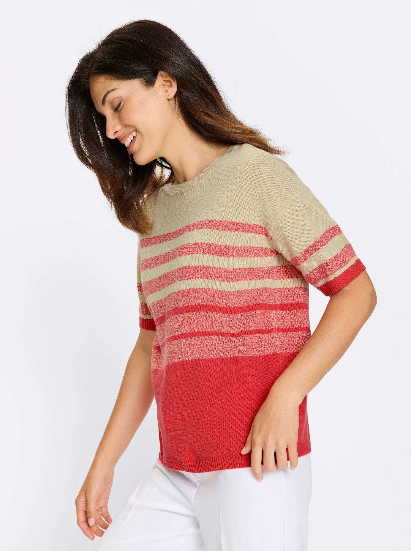 Classic Basics Pull à manches courtes »Kurzarm-Pullover«
