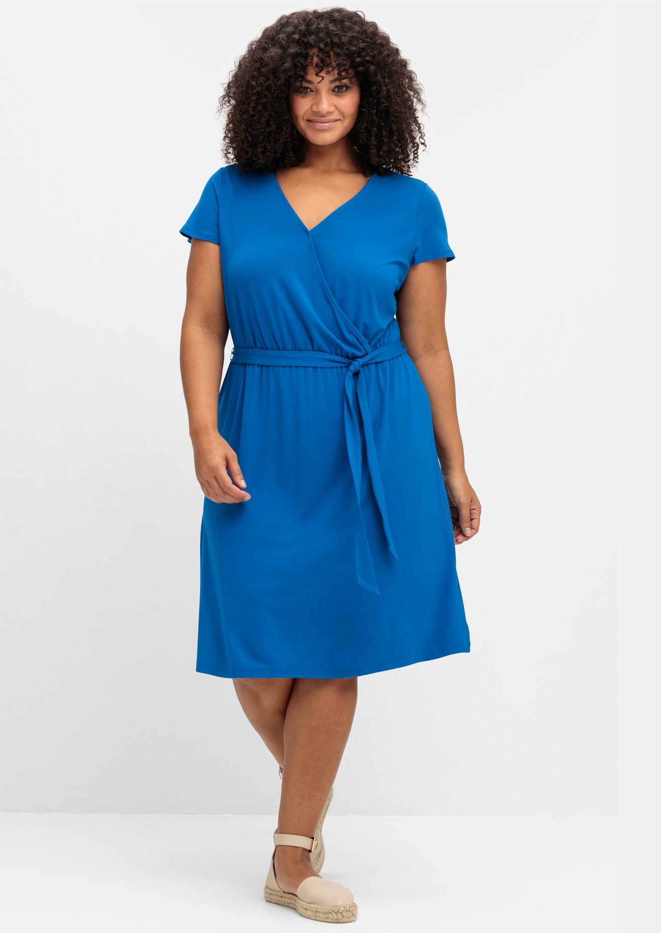 Sheego Jerseykleid "Jerseykleid"