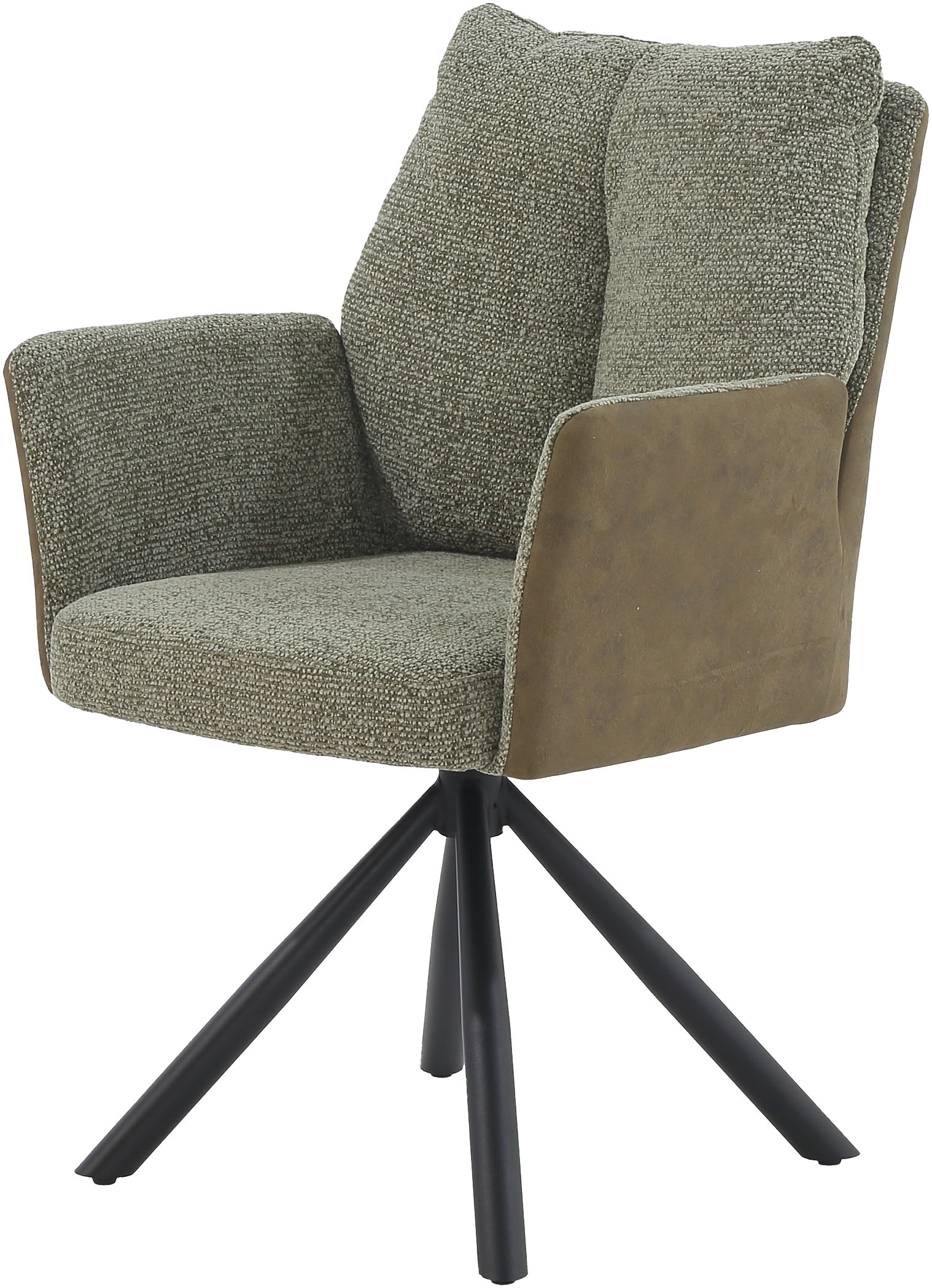 Jockenhöfer Gruppe Chaise pivotante »Shelby« (Ensemble) 2 cuisChaise à 4 pieds, pivotante à 360°, ressorts ensachés, charge max. 150kg
