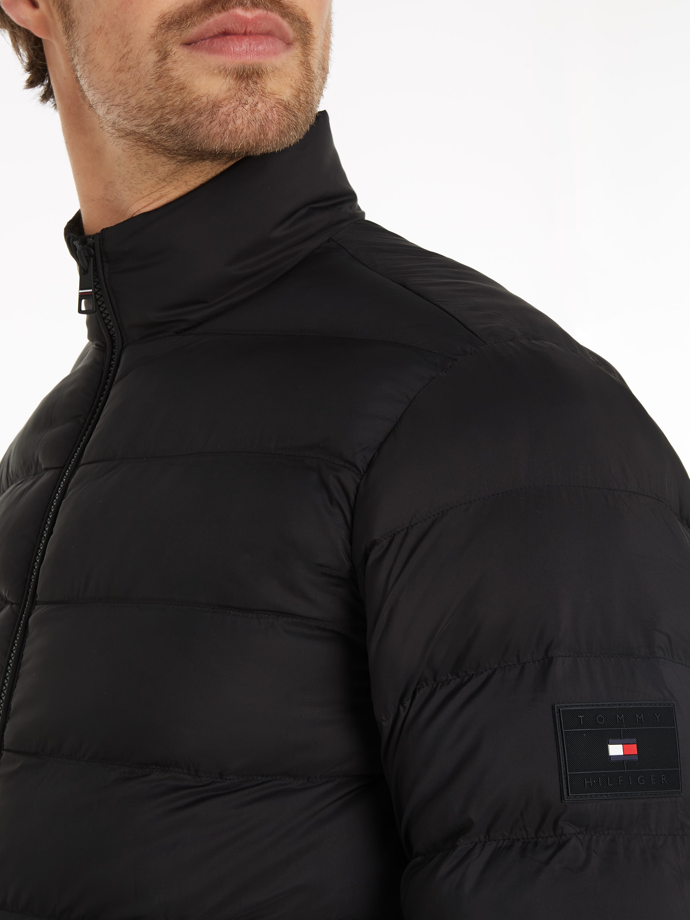 Tommy Hilfiger Steppjacke »MID WEIGHT STAND COLLAR JACKET«
