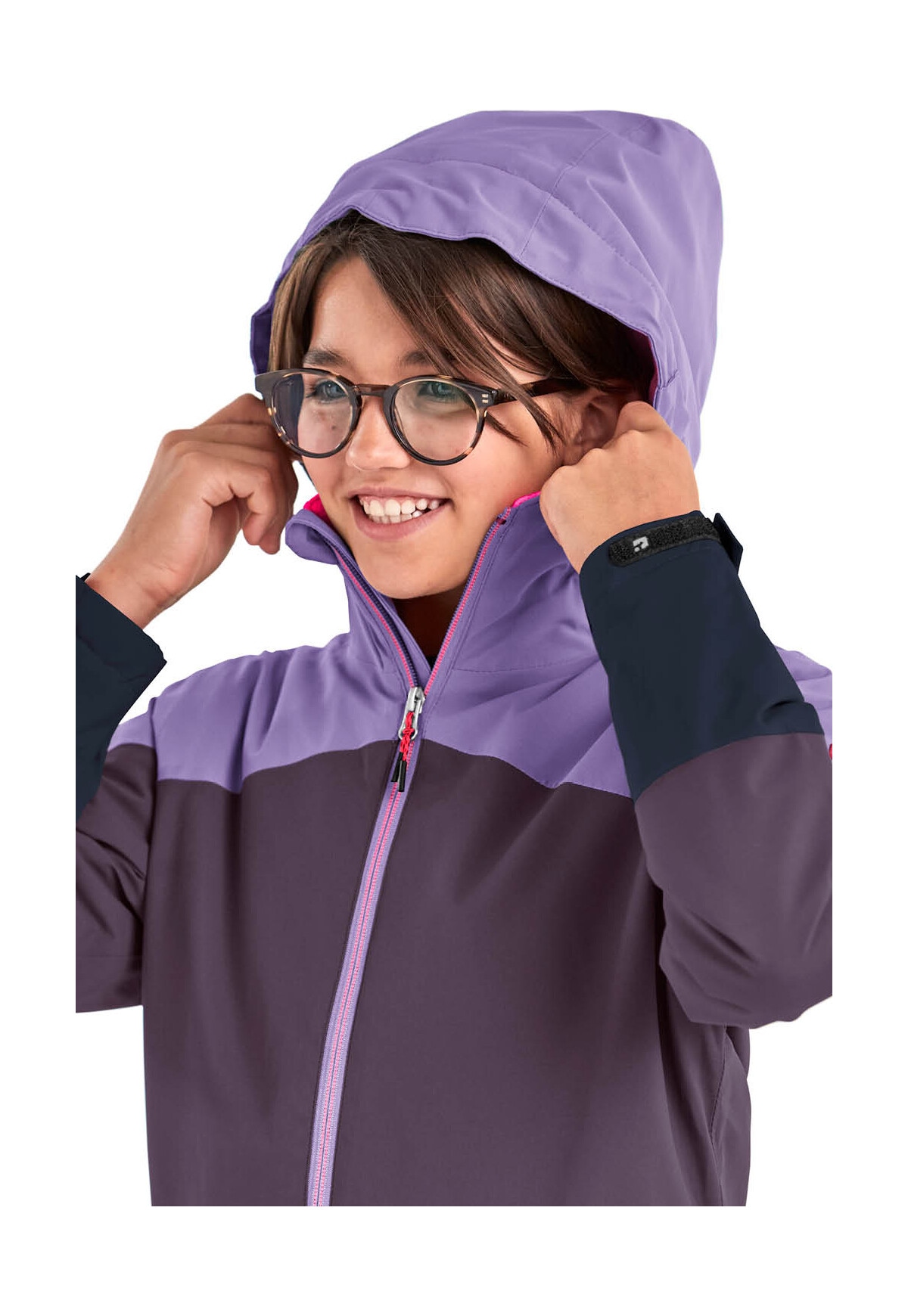 Killtec Outdoorjacke »KOW 195 GRLS JCKT«, Wasserdichte Winterjacke mit Colourblock, verstellbaren Details