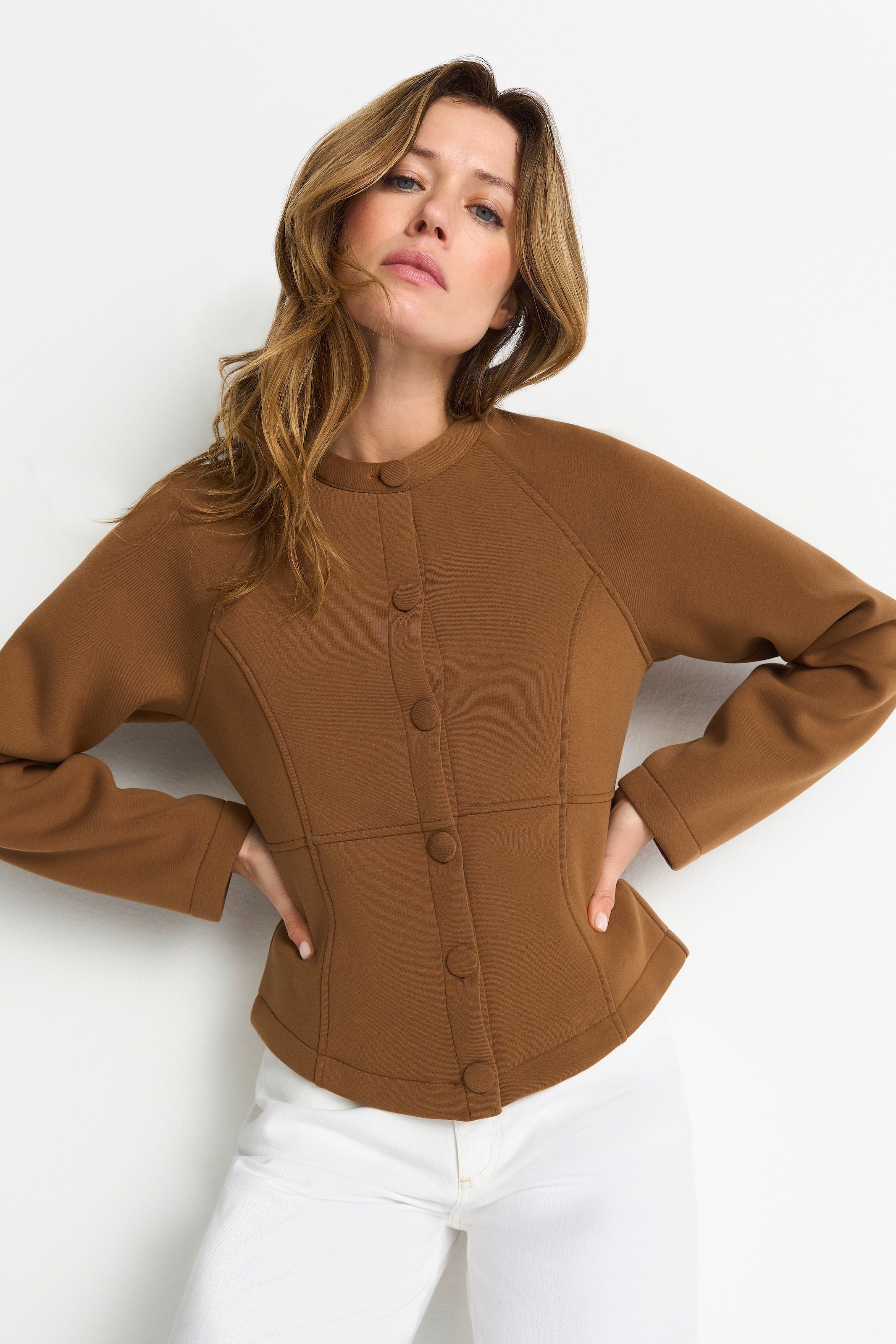 Image of RICHROYAL Blouson ohne Kapuze Regular fit mit Rundhalsausschnitt