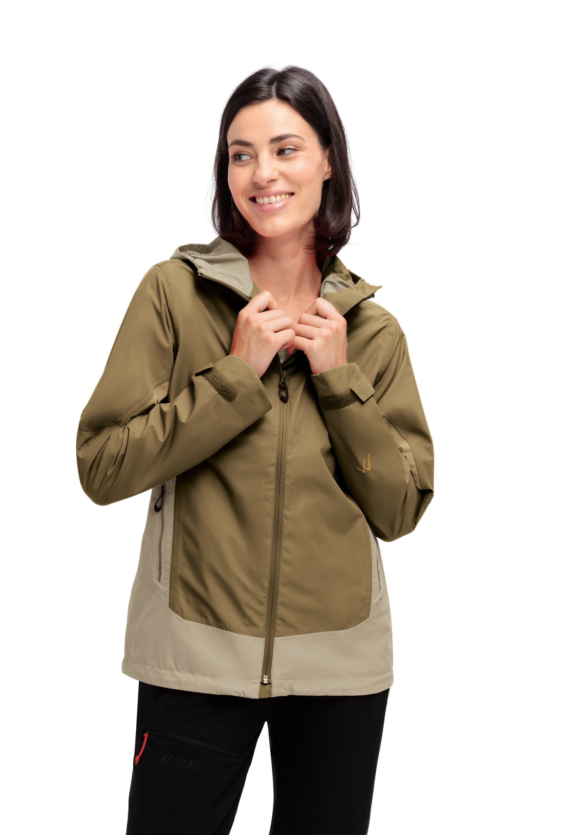 Maier Sports Outdoorjacke »Brocken W«, Damen Jacke wasserdicht, Funktionsjacke 2 Taschen aussen + Innentasche
