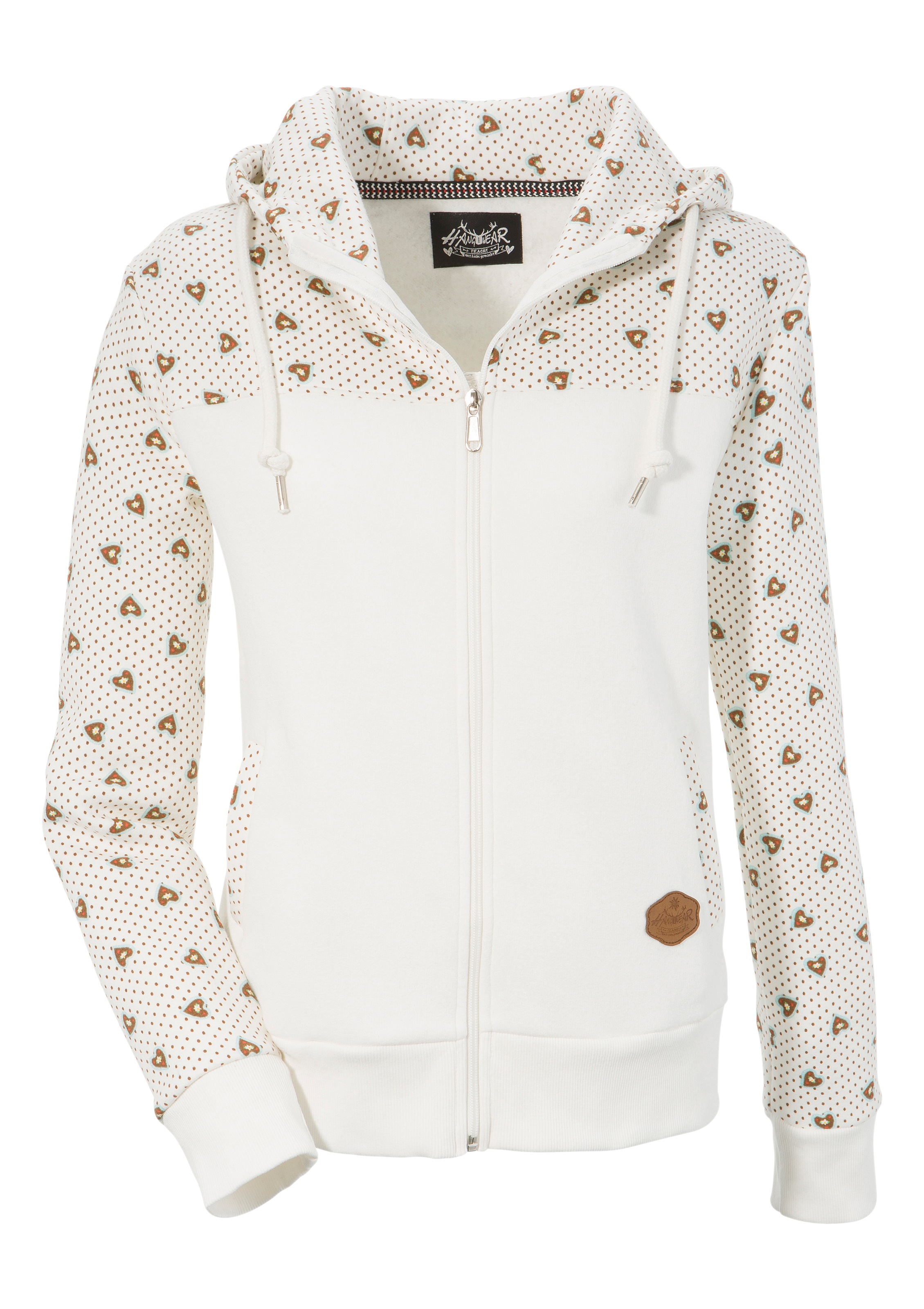 Trachtensweatjacke Damen mit Kapuze