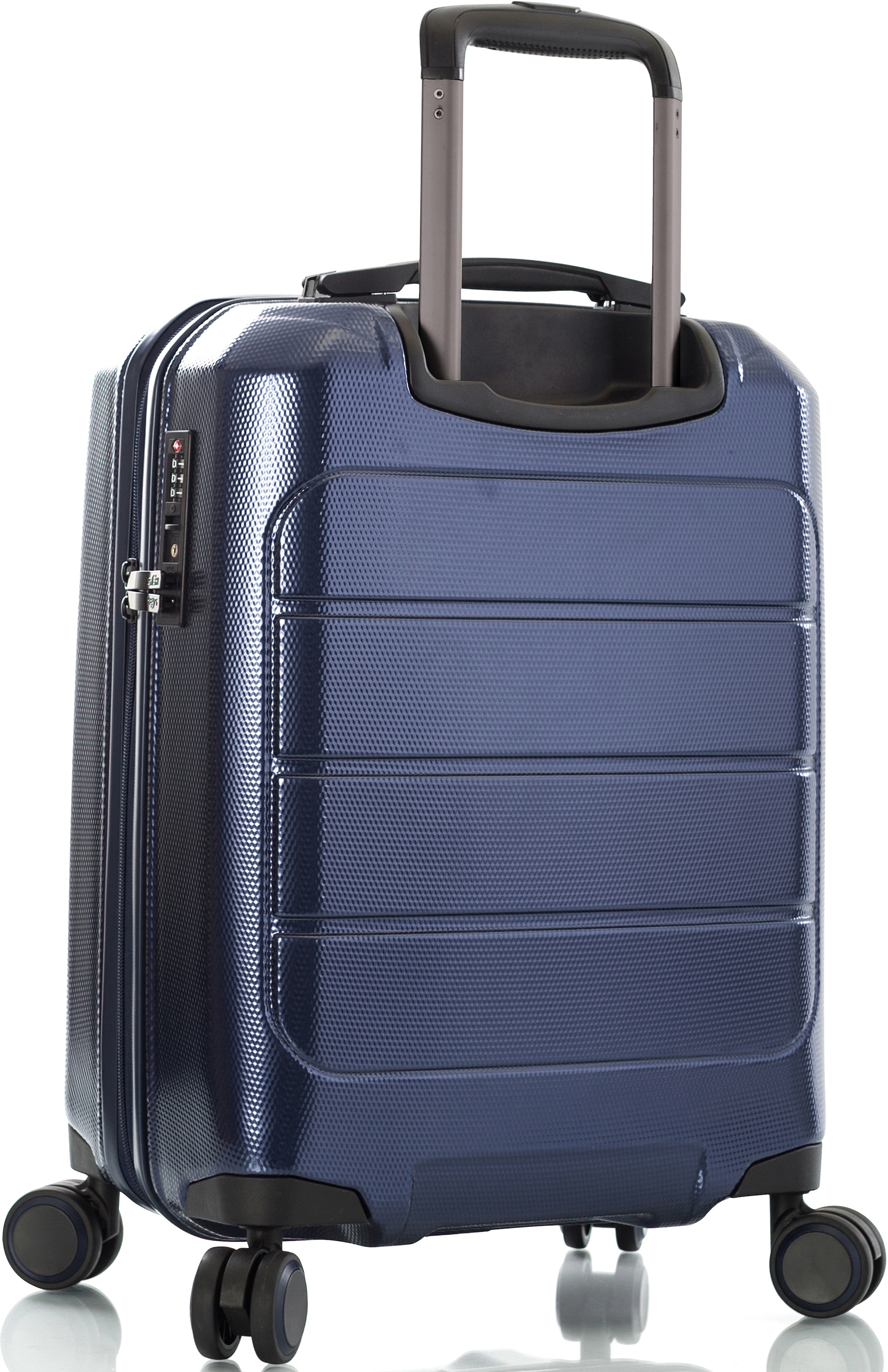 Heys Hartschalen-Trolley »Eco Case, 53 cm, Navy Blau«, 4 Rollen, Heys x Joachim Llambi Handgepäck-Koffer Reisegepäck