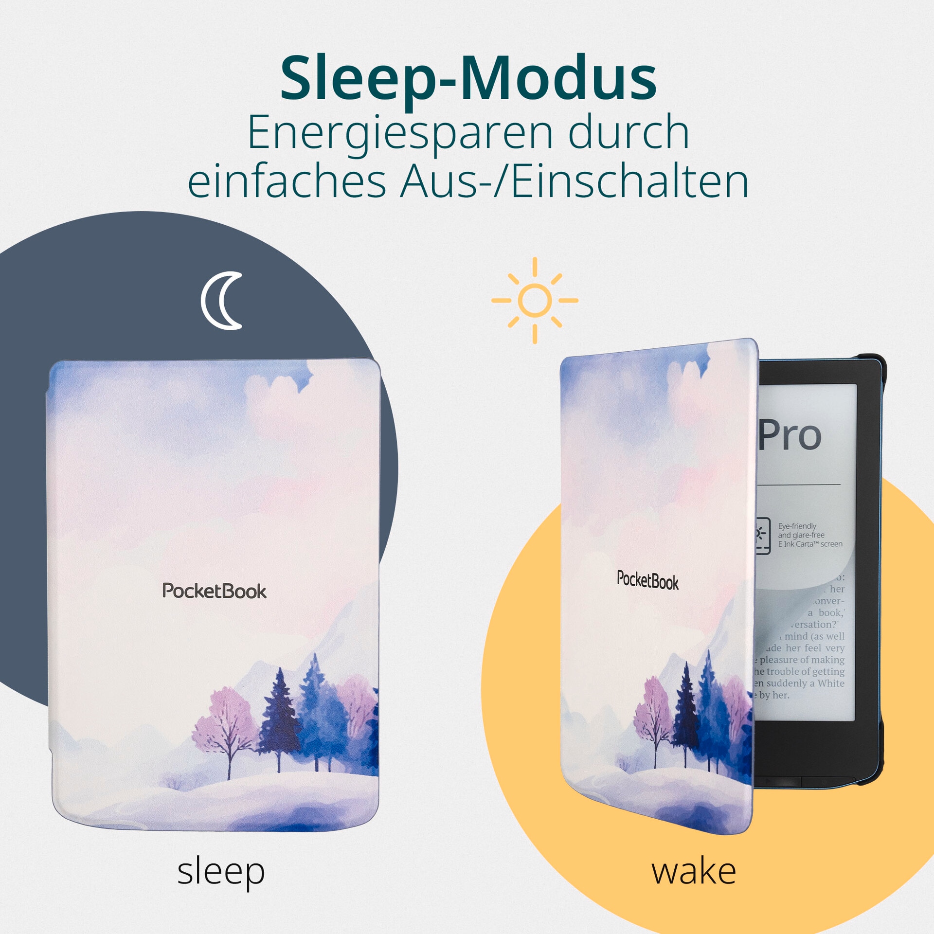 PocketBook Étui pour e-reader »Shell Cover 6 für Verse, Verse Pro & Verse Pro Color« 15,2 cm (6 Zoll) Backcover, Schutzhülle, Book Cover, Case, Schutzcase, stossfest