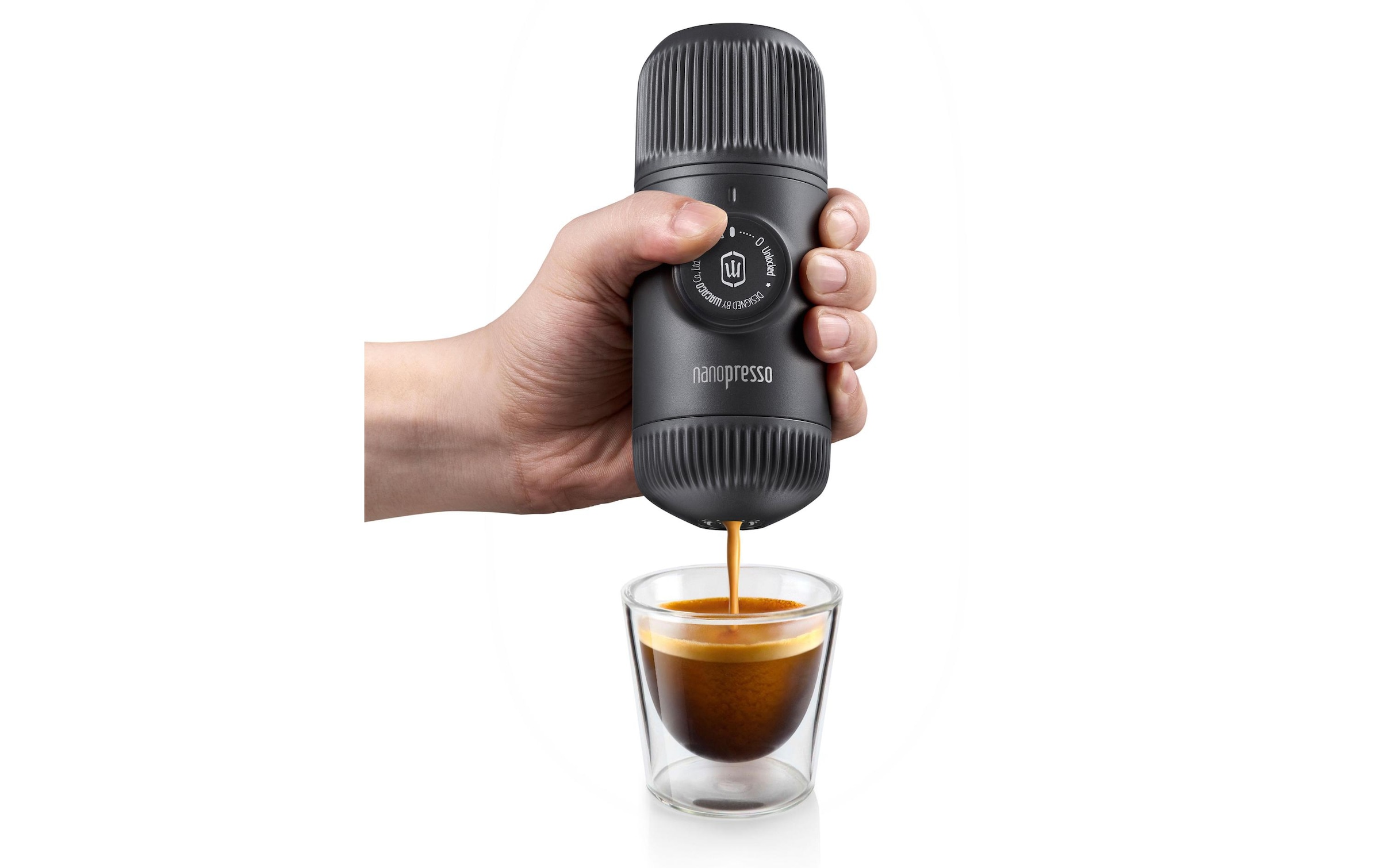 Wacaco Reisekaffeemaschine »Nanopresso«, Bundle mit Nespresso Adapter