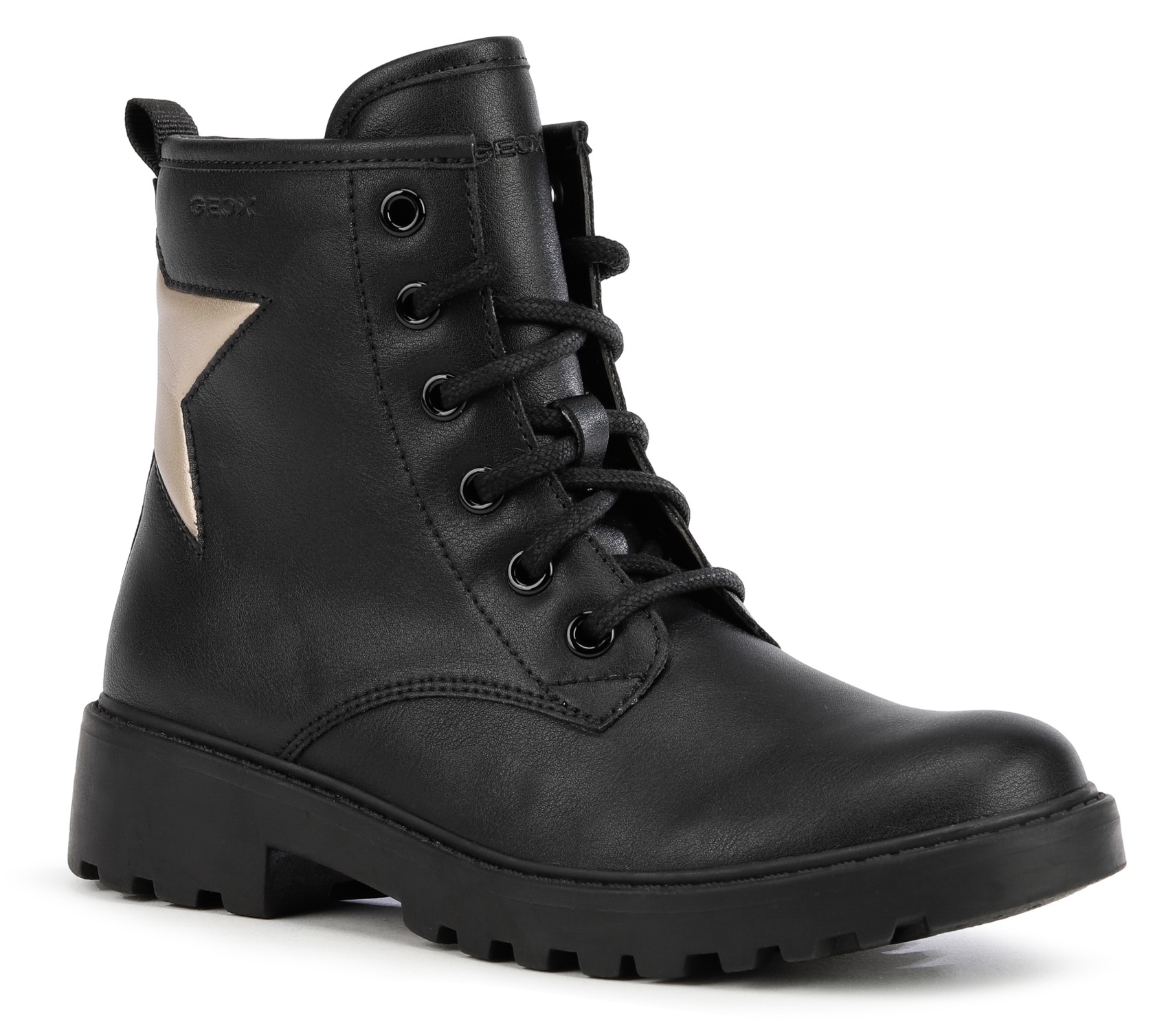Schnürstiefel »J CASEY GIRL«, mit praktischem Wechselfussbett