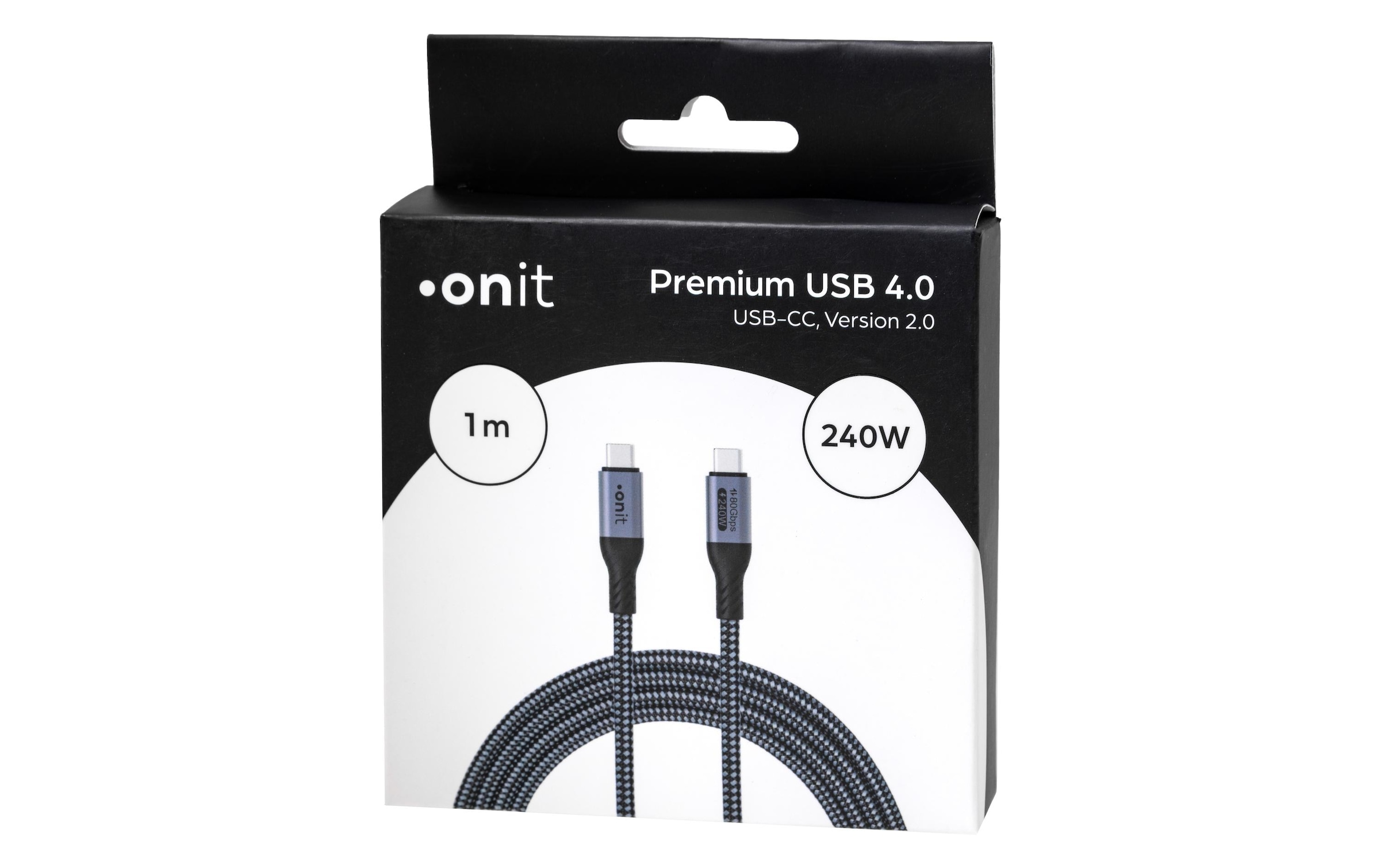 onit USB-Kabel »v2.0 Premium USB C - USB C 1 m«, 100 cm