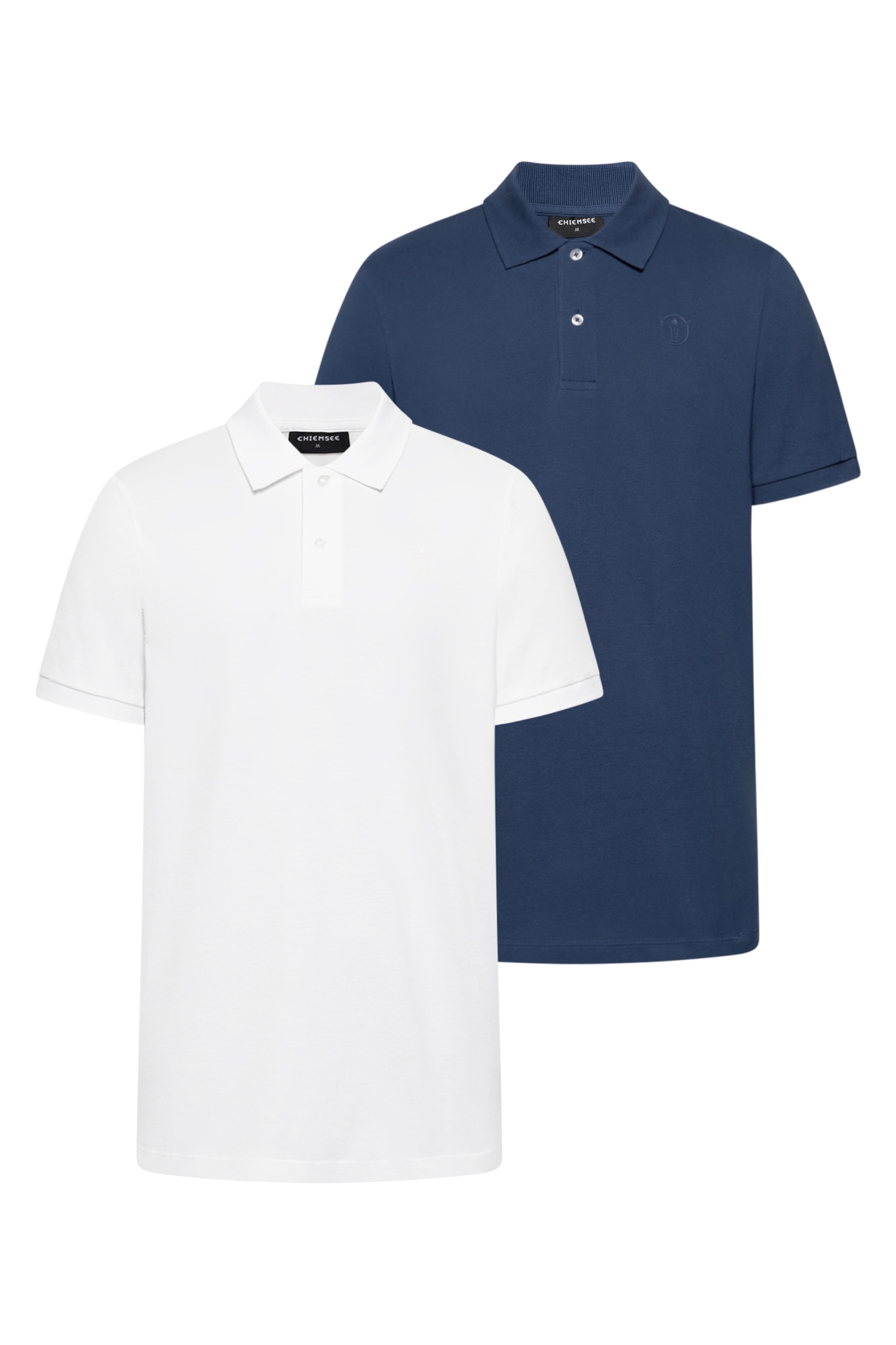Chiemsee 1100000002199 »Polo Shirt, Regular Fit« 2 mit Polokragen, Kurzarm, 2-teiliges Set, aus Baumwoll-Jersey