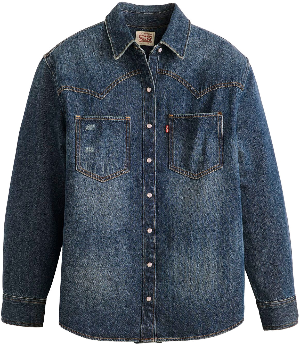 Levi's® Jeansbluse »TEODORA WESTERN SHIRT«, mit Druckknöpfen