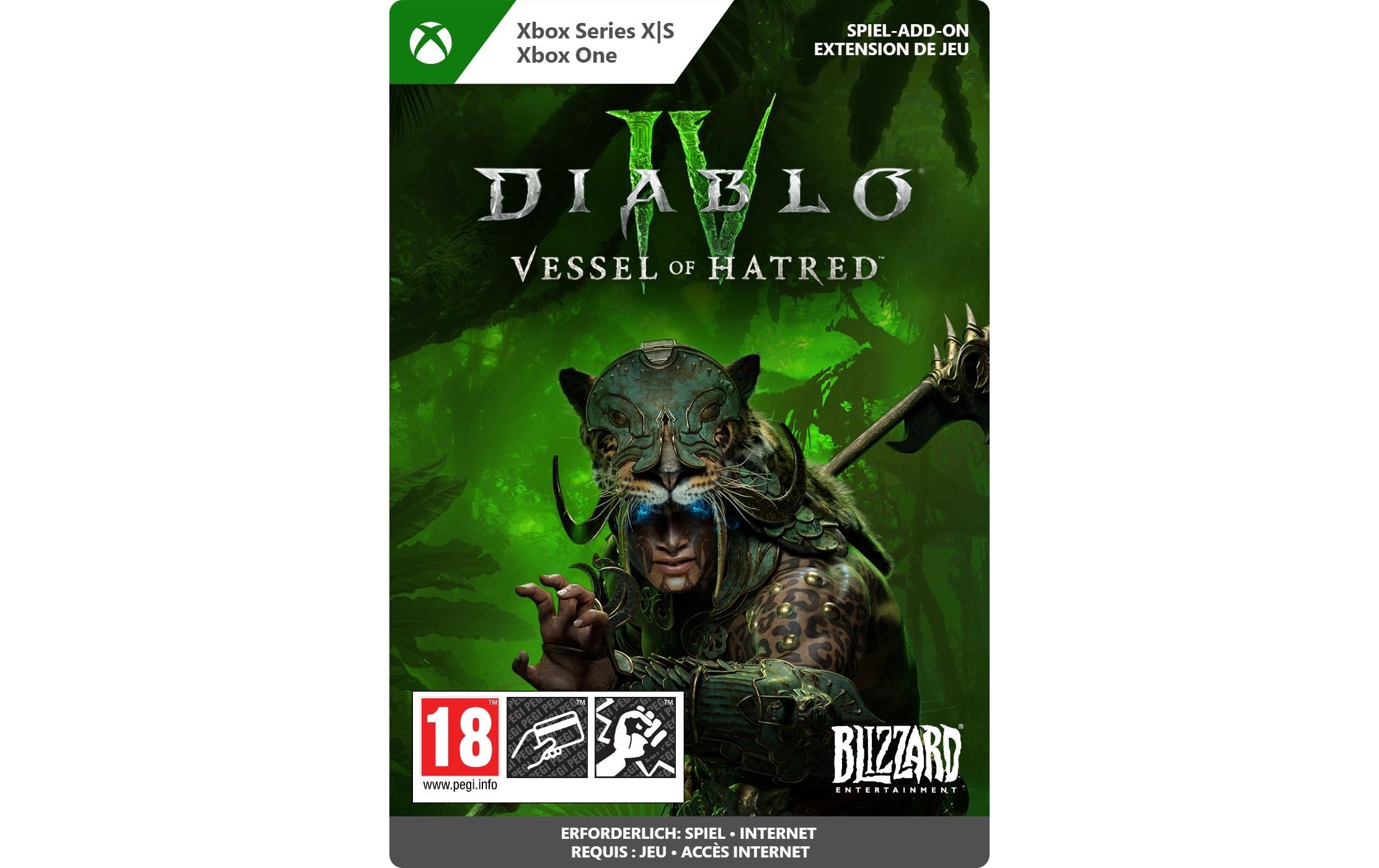 Spielesoftware »Diablo IV: Vessel of Hatred (ESD)«, Xbox One-Xbox Series X