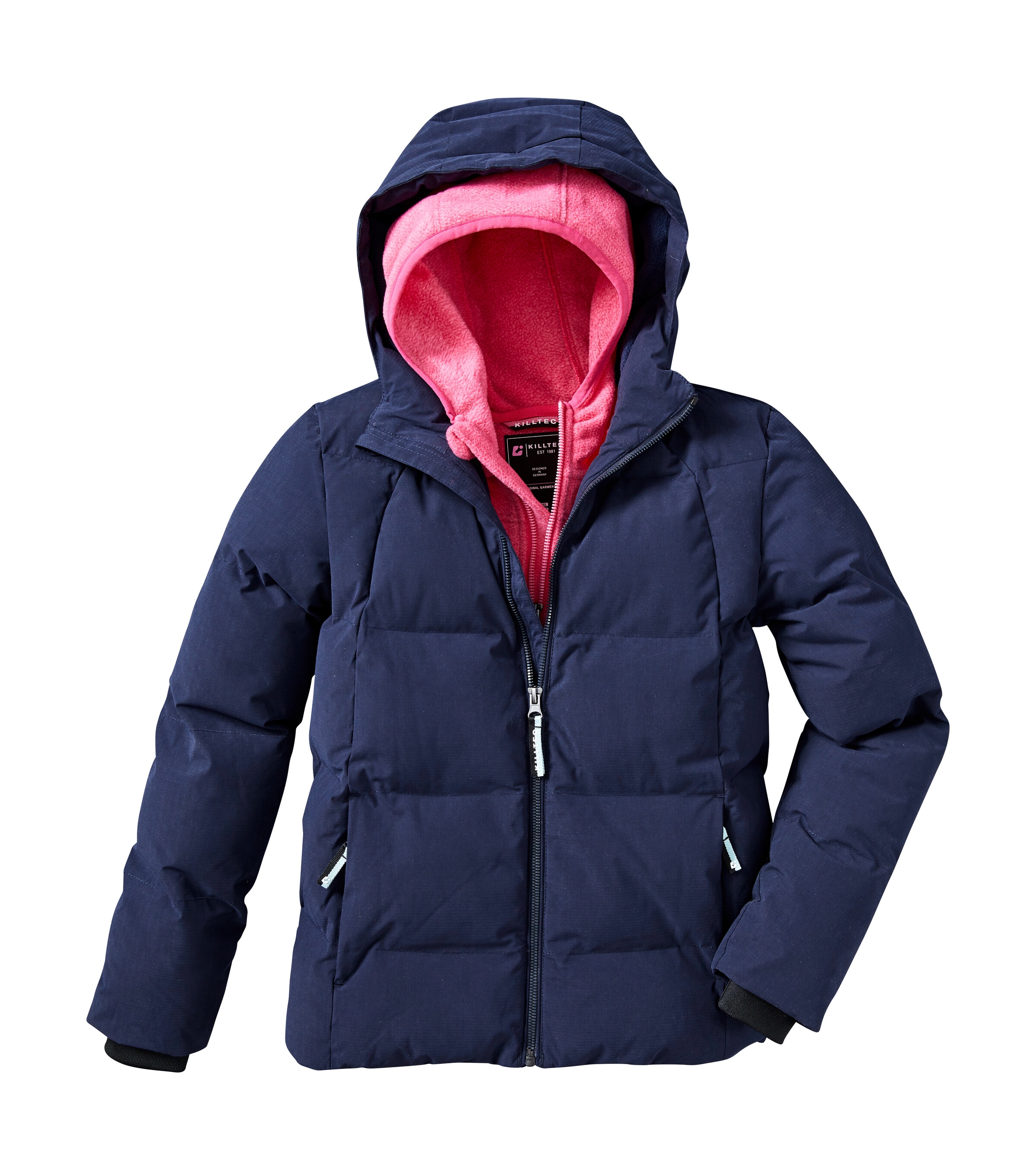 Killtec Steppjacke »KOW 357 GRLS QLTD JCKT«, Wasserabweisende Mädchenjacke mit Kapuze, atmungsaktiv, warm