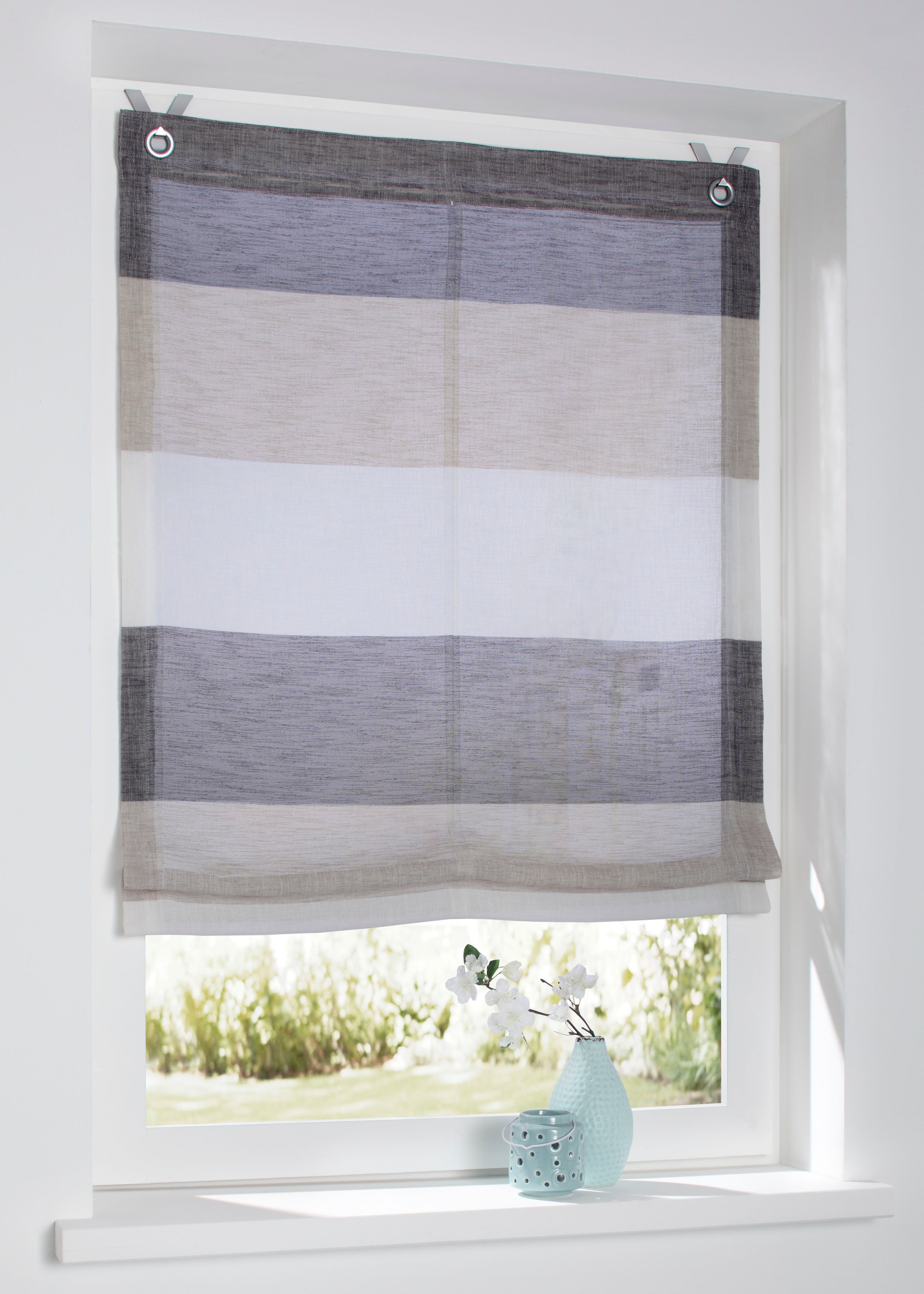 Image of Kutti Raffrollo »Marit«, mit Hakenaufhängung, ohne Bohren bei Ackermann Versand Schweiz