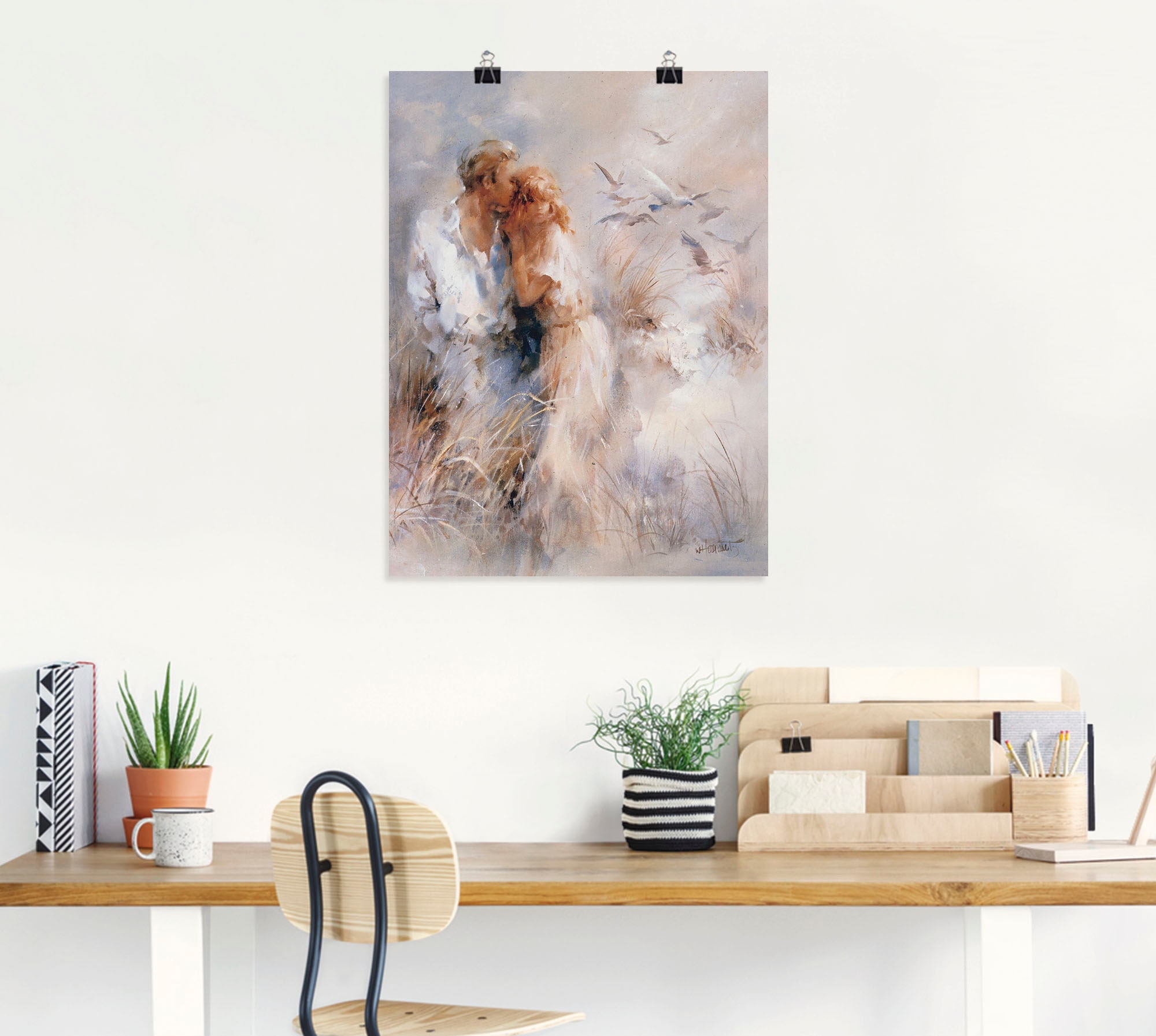 Artland Wandbild »Dichte Harmonie« Paar 1 Stk. tlg. als Leinwandbild, Poster in verschied. Grössen