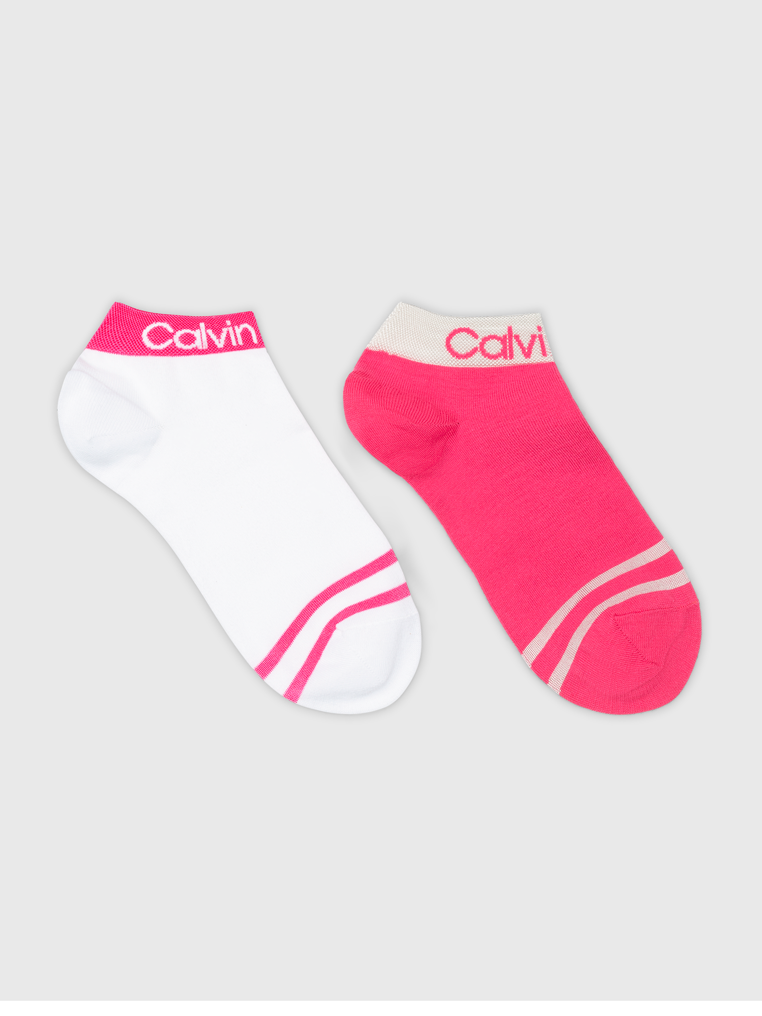Calvin Klein Jeans Kurzsocken »CK WOMEN QUARTER 2P LOGO WELT«, (2 Paar), Coolmax-Garn, Einheitsgrösse passend von 37-41