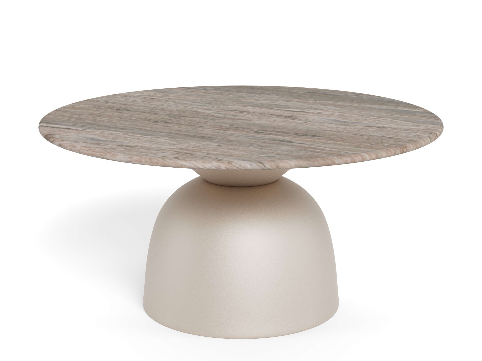 ACTONA GROUP Couchtisch »Ferrol, Tisch, Beistelltisch« grau, Marmor, Säule, 80x42cm