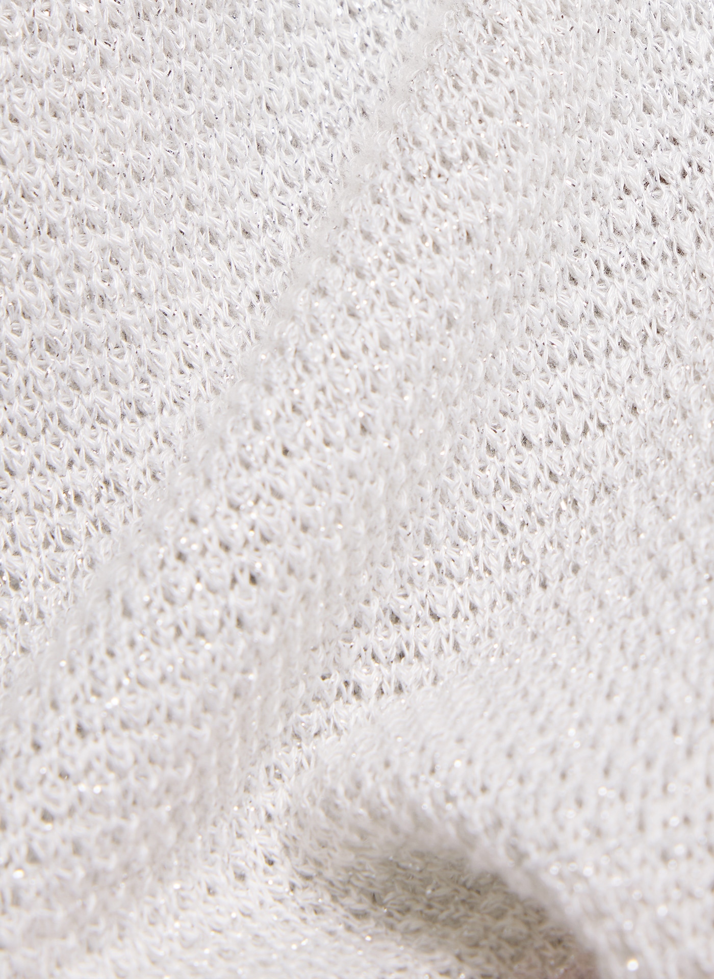 Rabe Strickjacke ohne Verschluss, mit Glitzer-Details