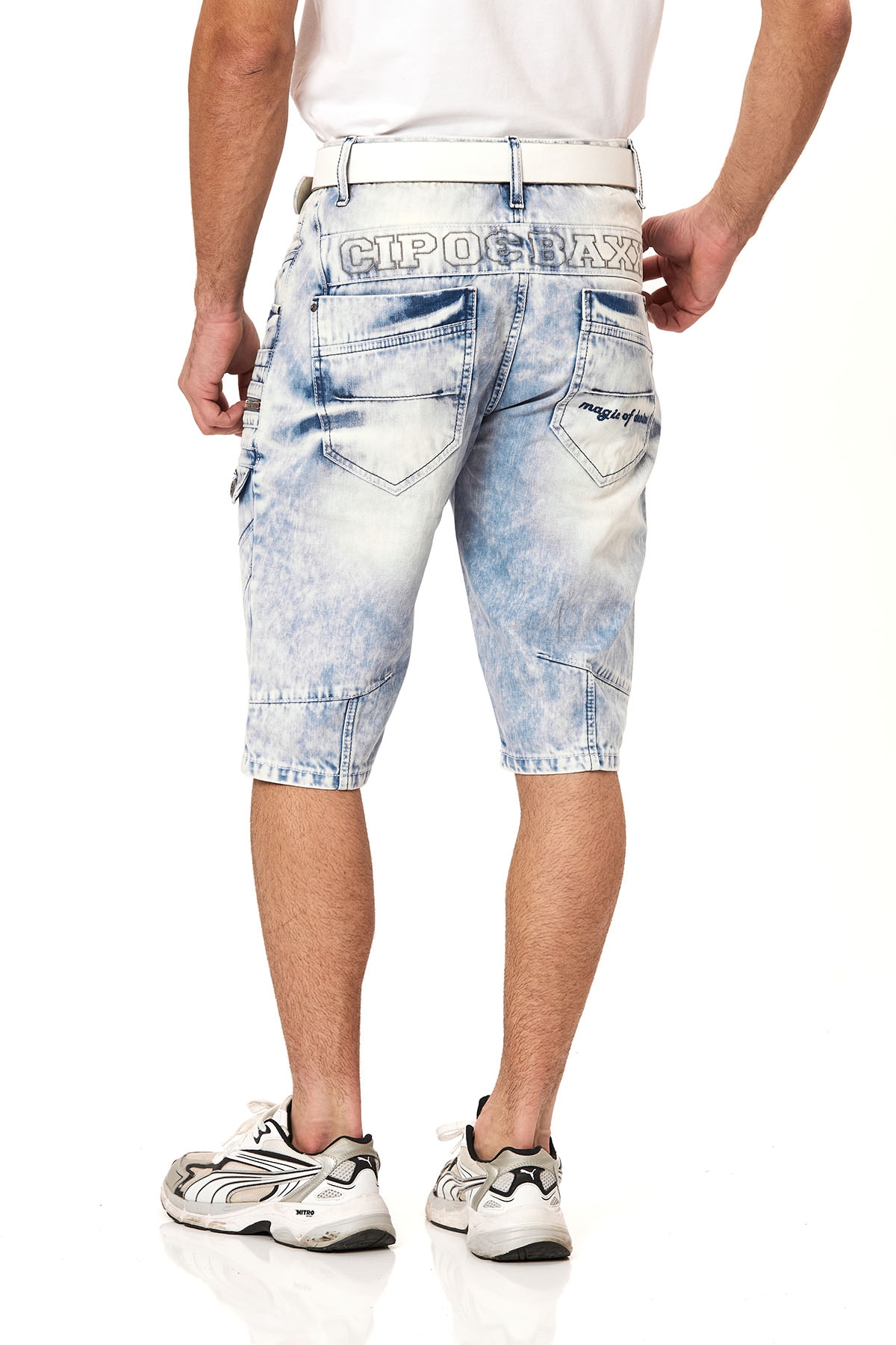 Cipo & Baxx Jeansbermudas Baumwolle, regular fit