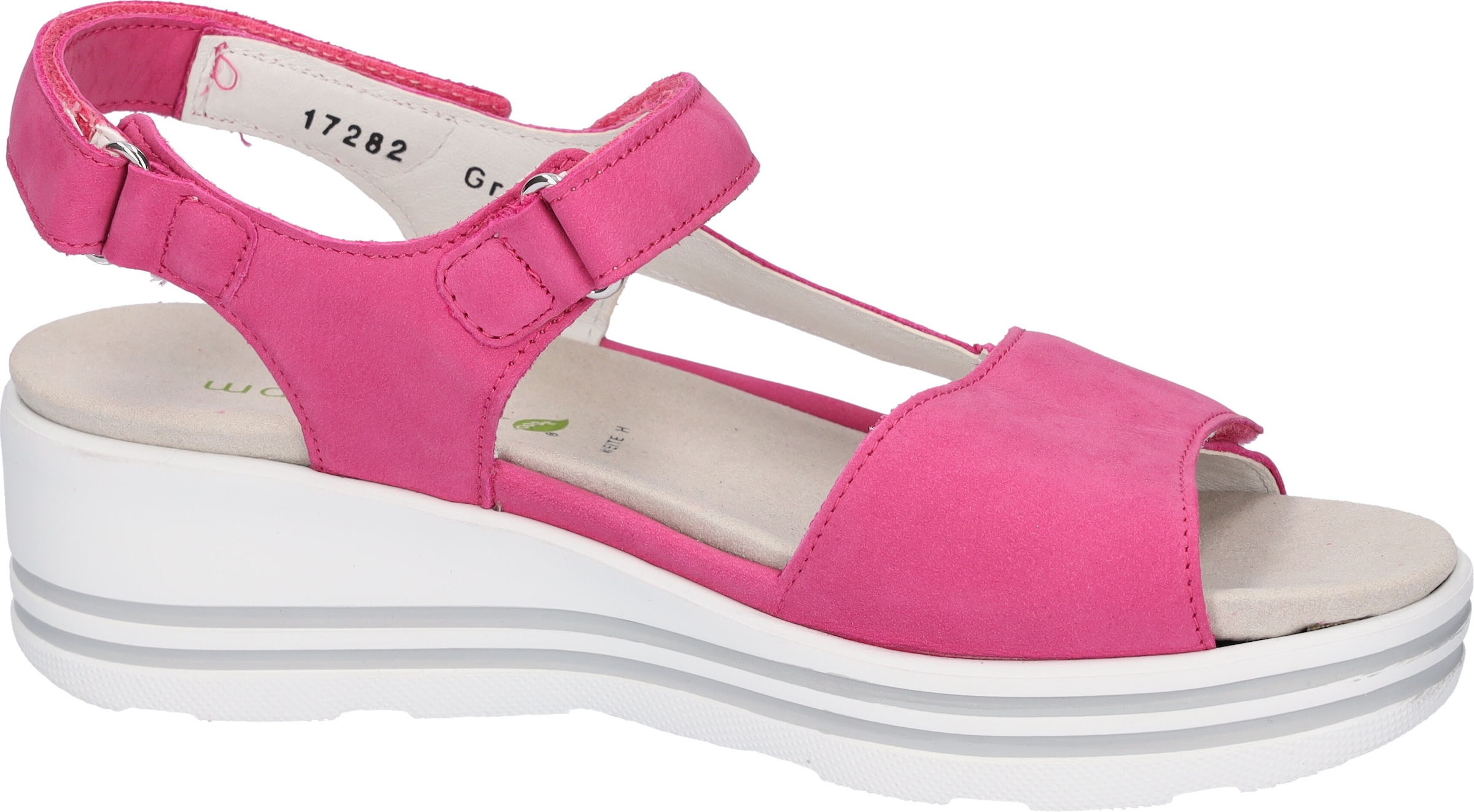 Waldläufer Riemchensandale »H-MICHELLE«, Sommerschuh, Sandalette, Keilabsatz, mit Luftkammernsohle, H-Weite
