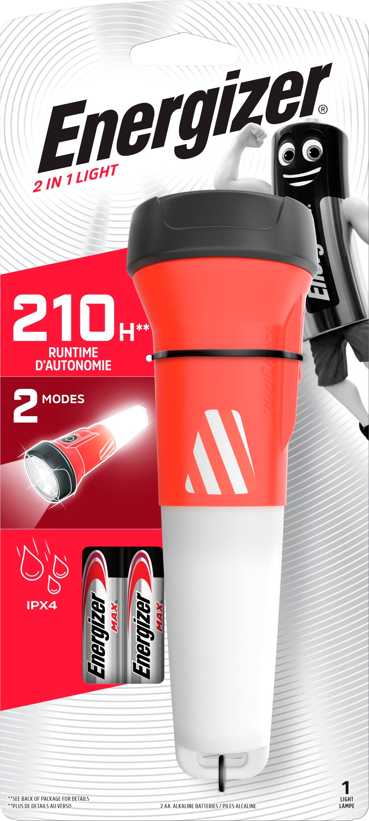 Image of Energizer Taschenlampe »2-in-1 Emergency Lantern«, (Set), Kompaktes Design, sorgt für Notfallbeleuchtung, wann immer sie benötigt wird bei Ackermann Versand Schweiz