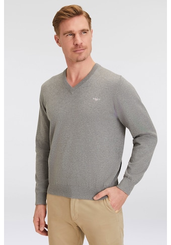 V-Ausschnitt-Pullover »Classic Cotton V-Neck«