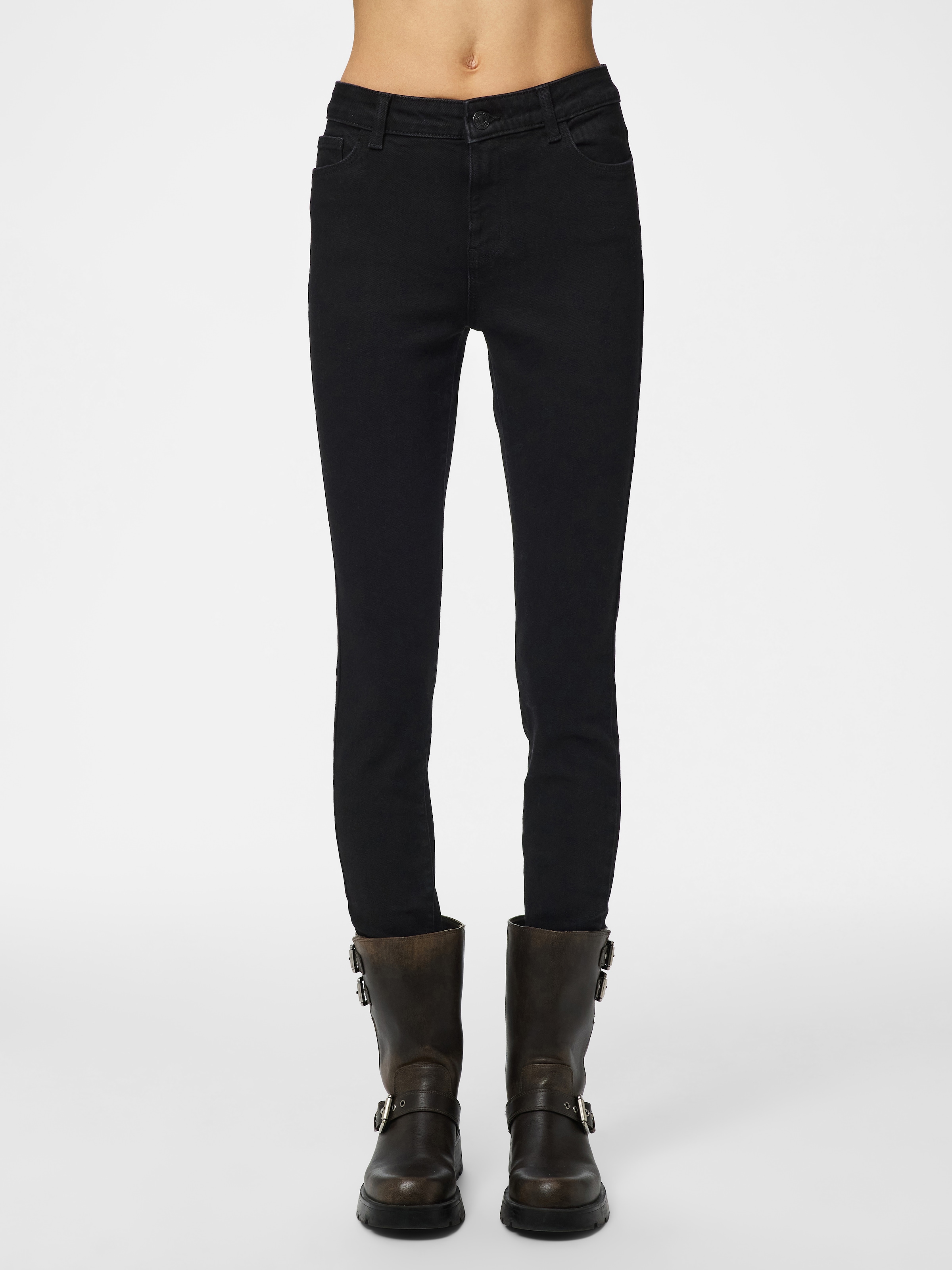 Image of pieces Skinny-fit-Jeans "PCDANA MW SKINNY JEANS BL102 NOOS BC"