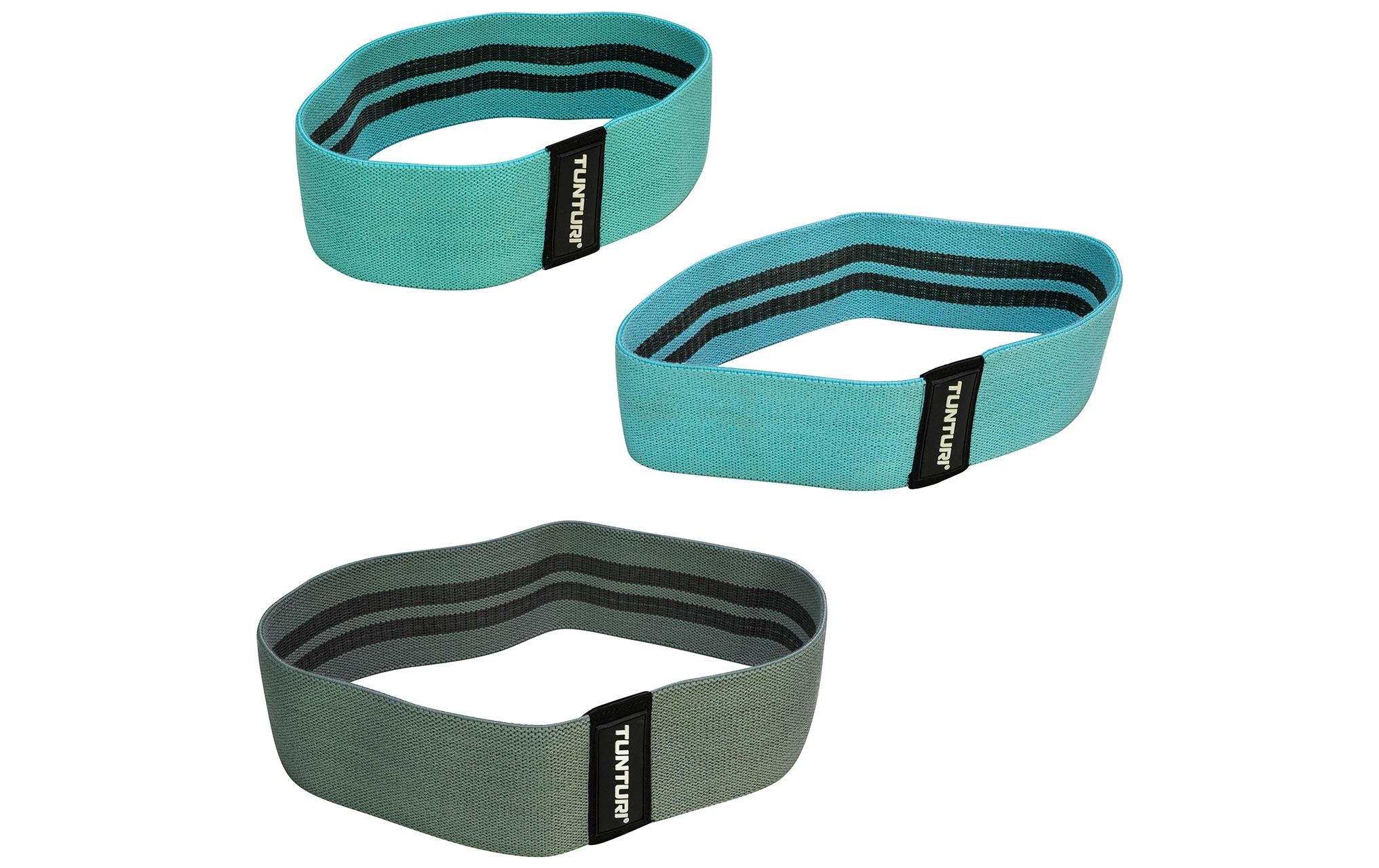 Tunturi Trainingsband »Fitnessband Textil Widerstandsbänder 3er Set Mixed«