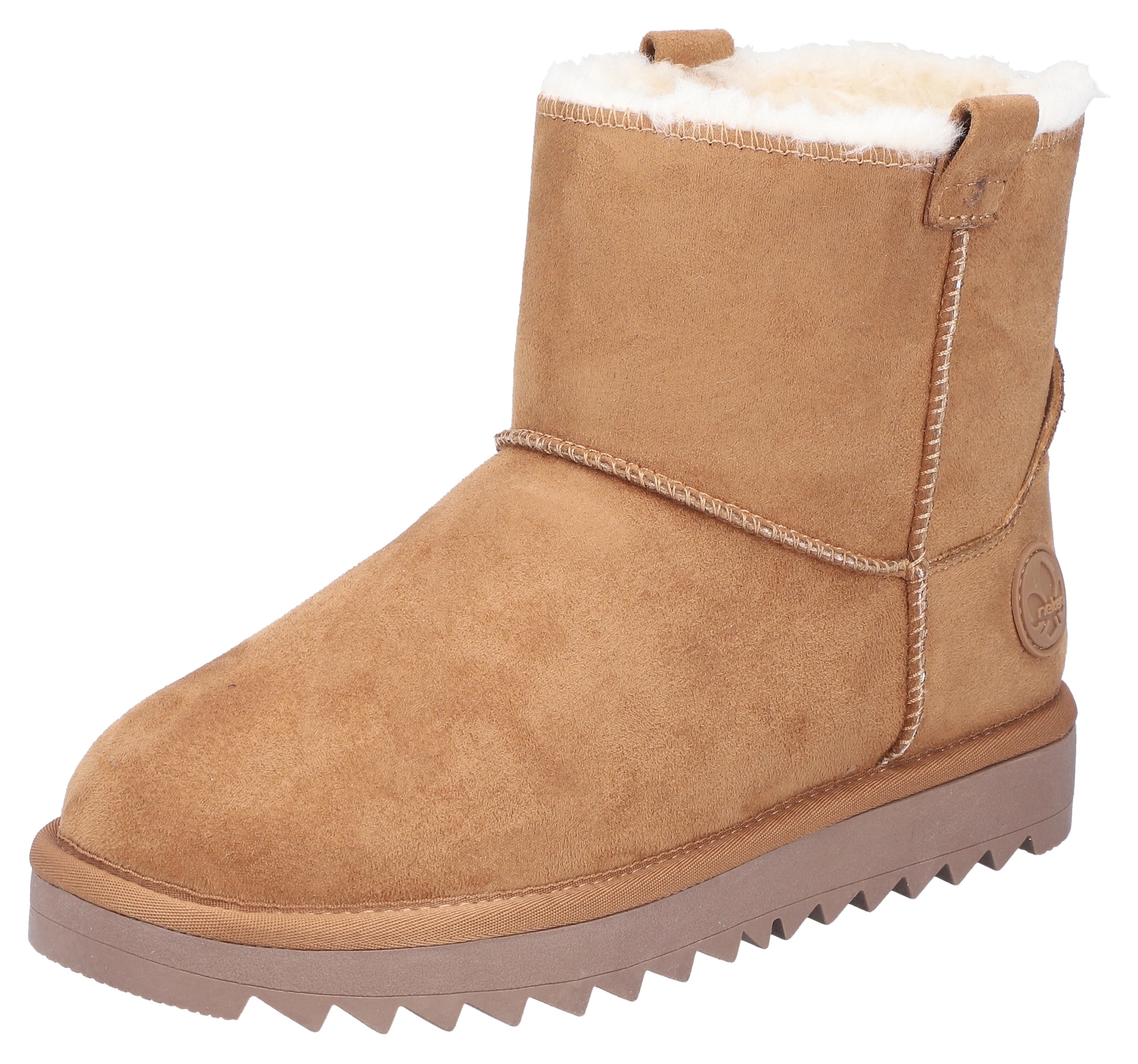 Image of Rieker Winterboots Plateauboots, Winterstiefelette, mit Anziehlaschen und Warmfutter