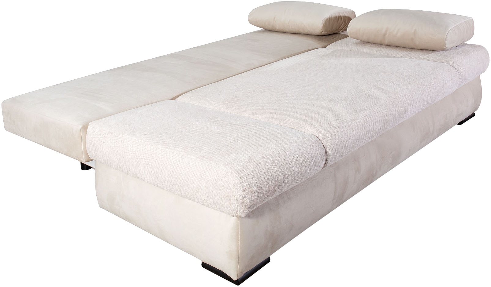 COLLECTION AB Schlafsofa »Chicago mit Bettfunktion, Schlafcouch«, inklusive Bettkasten, Cord-Samt Bezug, anthrazit