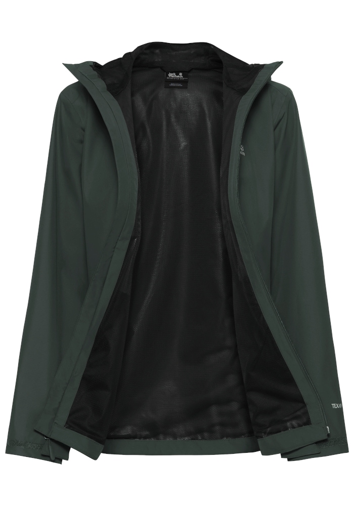 Jack Wolfskin Veste de pluie »OUTROVERT 2L JKT W« avec capuche avec capuche, étanche, respirant