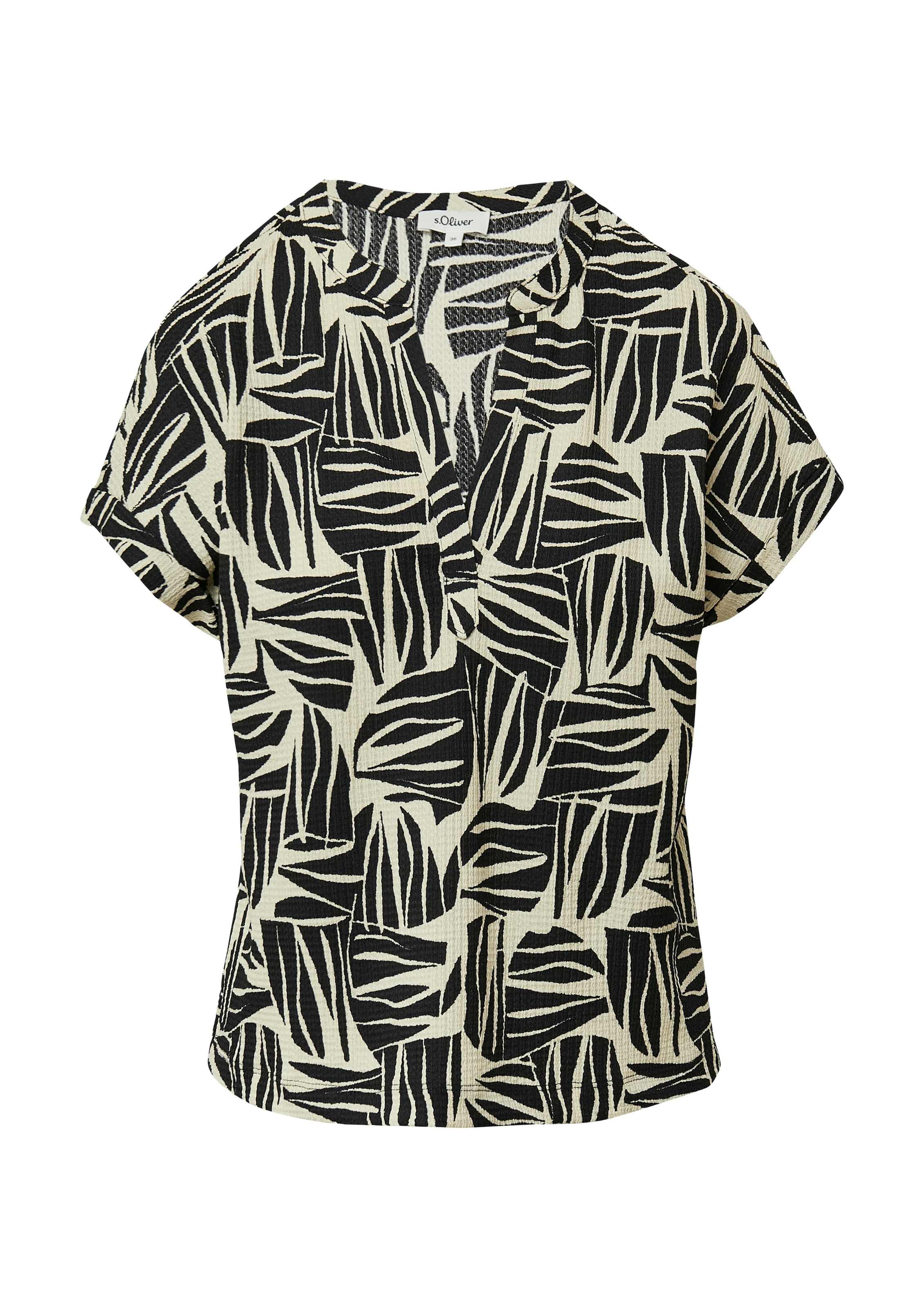 s.Oliver T-shirt avec épaules tombantes