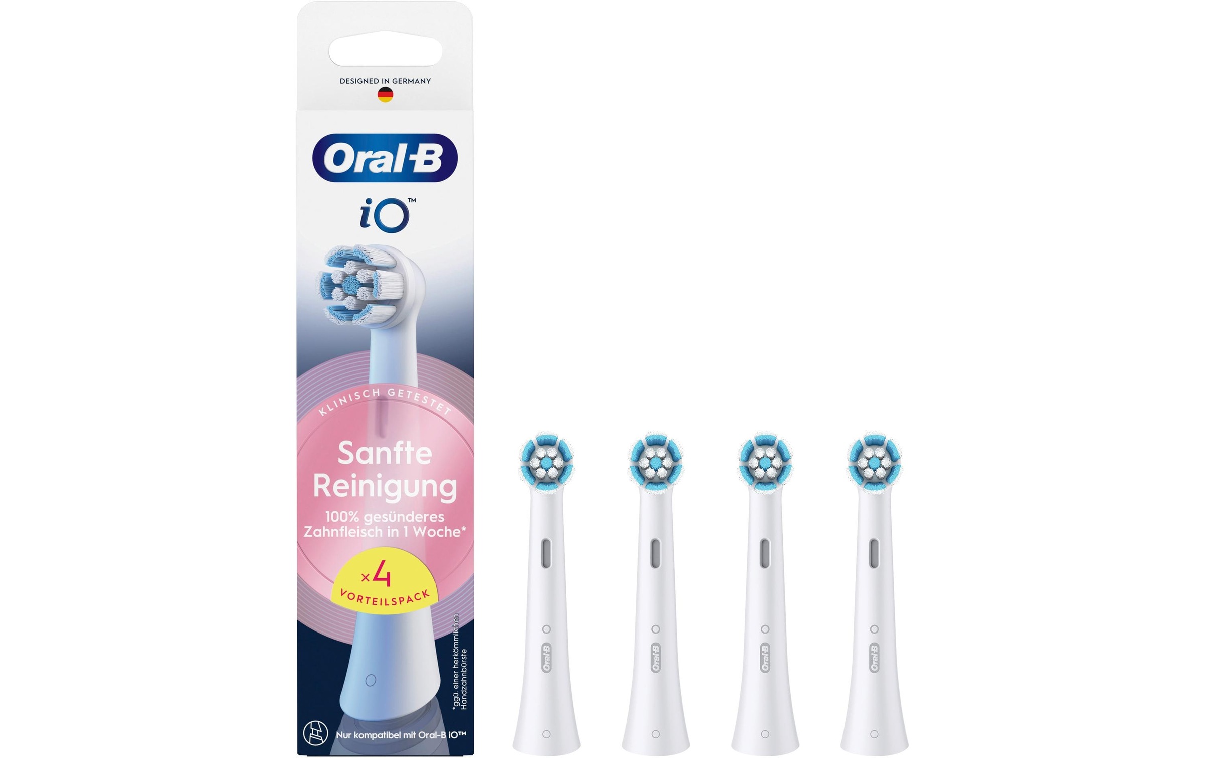 Oral-B Brosse emboîtable »iO Sanfte Reinigung 4 Stück«