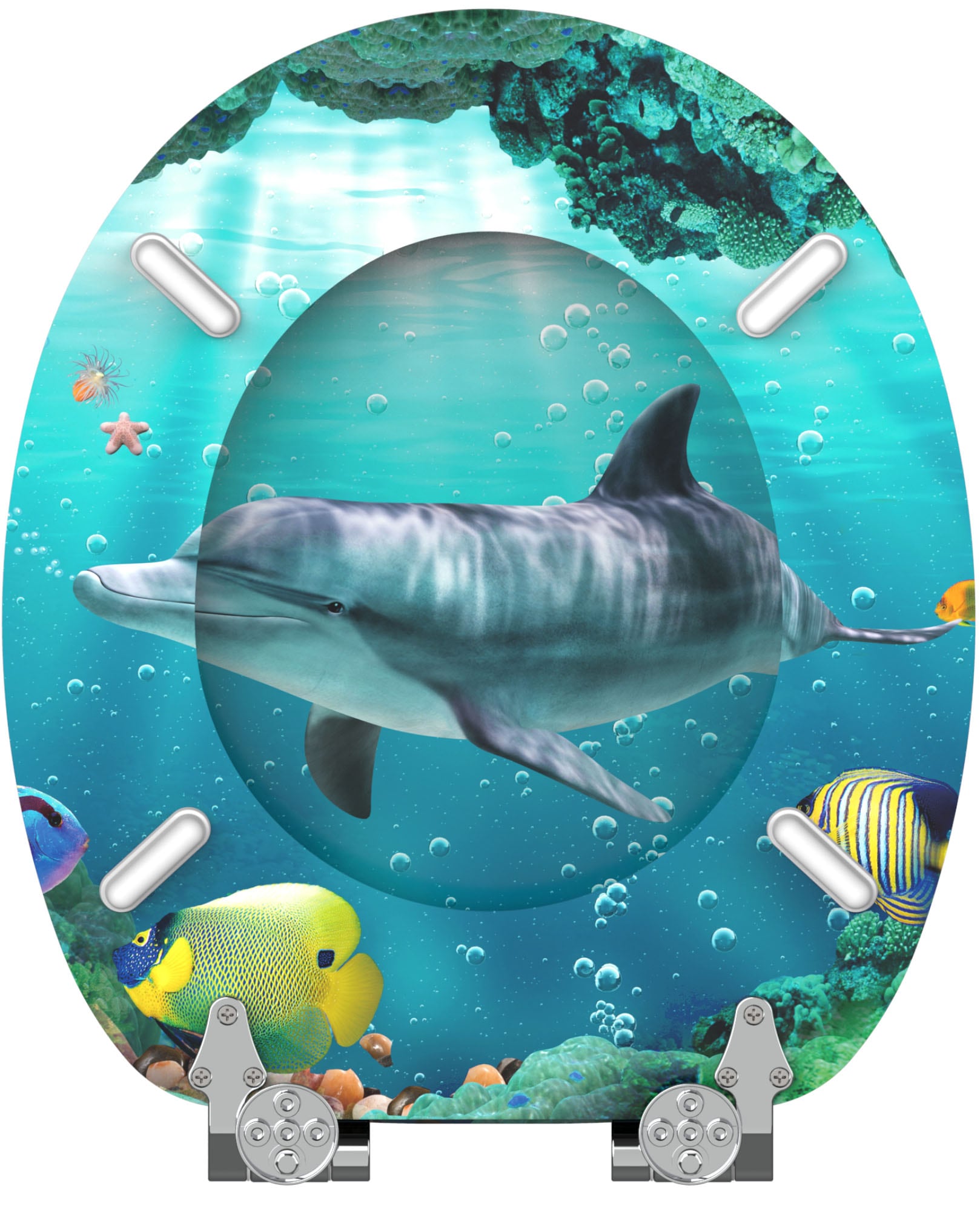 Sanilo Set d'accessoires de salle de bain »Delphin Korallen«