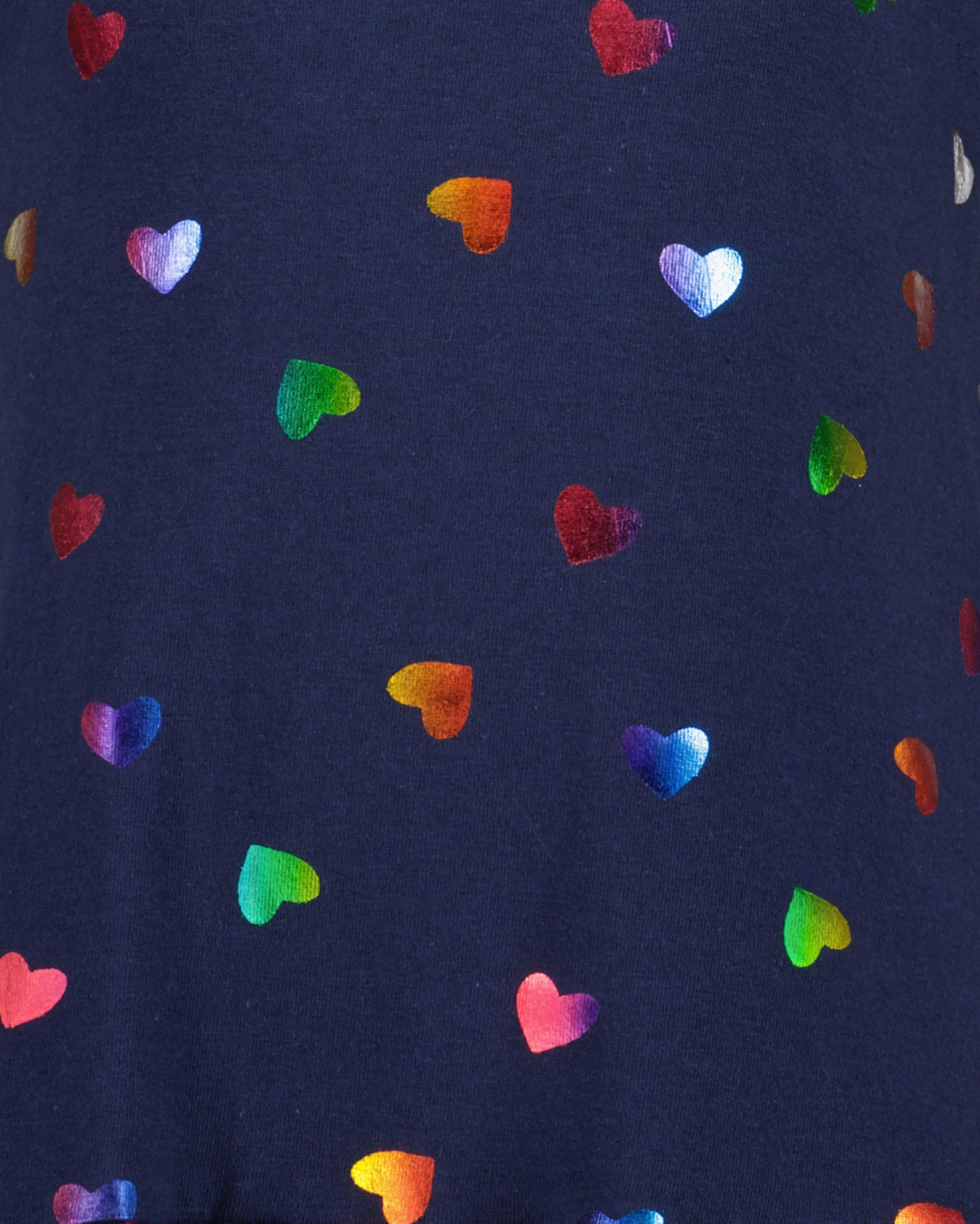 Blue Seven Robe en jersey 1 pièces tlg. im tollem Herzchen-Folien-Alloverprint