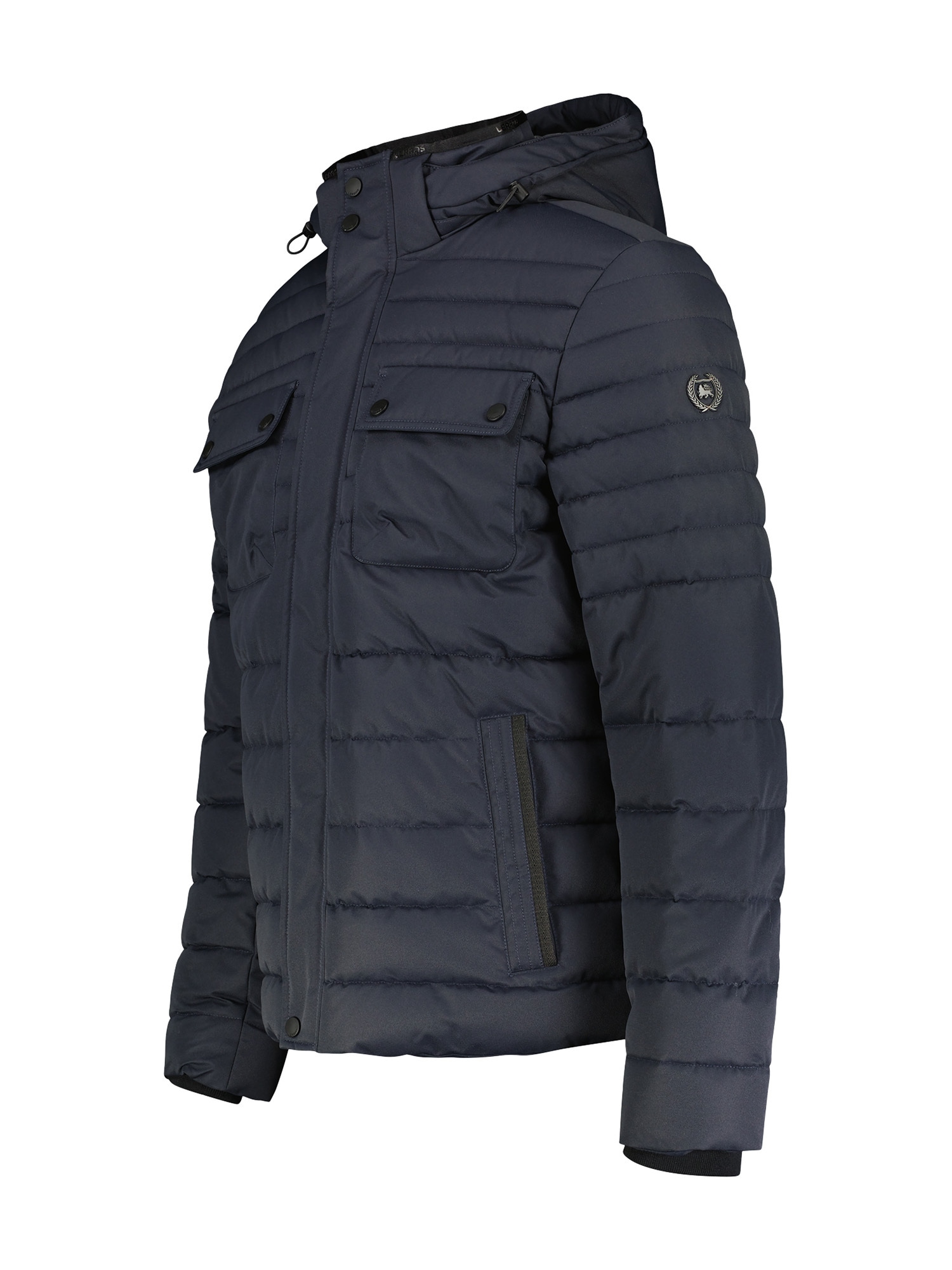 LERROS Veste d'hiver »LERROS Steppjacke mit abnehmbarer Kapuze« mit Kapuze