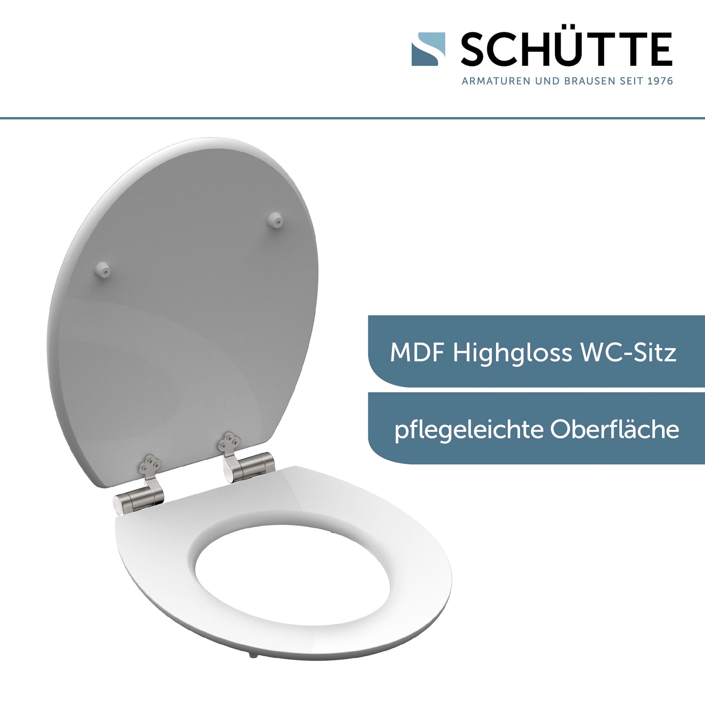 Schütte WC-Sitz »RED STARFISH« High Gloss mit MDF Holzkern, mit Absenkautomatik