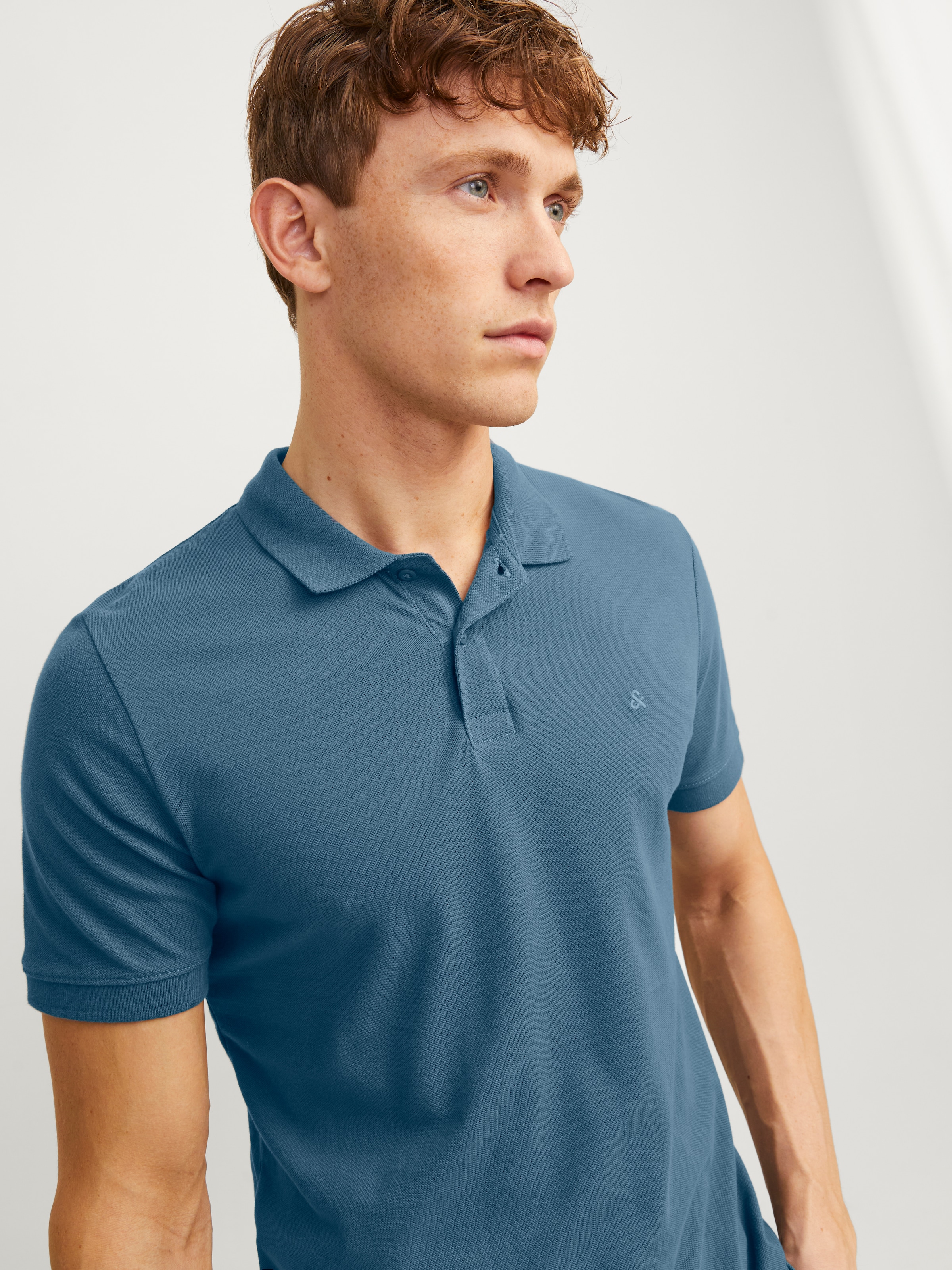 Jack & Jones Poloshirt »JJEBASIC POLO SS NOOS«, mit Logo Stickerei