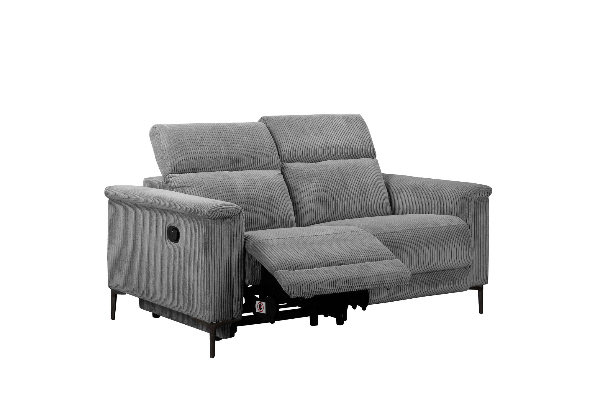 Home affaire 2-Sitzer »Lund in Cord, mit manueller o. elektrischer« Relaxfunktion, USB-C, Kopfteilverstellung, Breite 160 cm