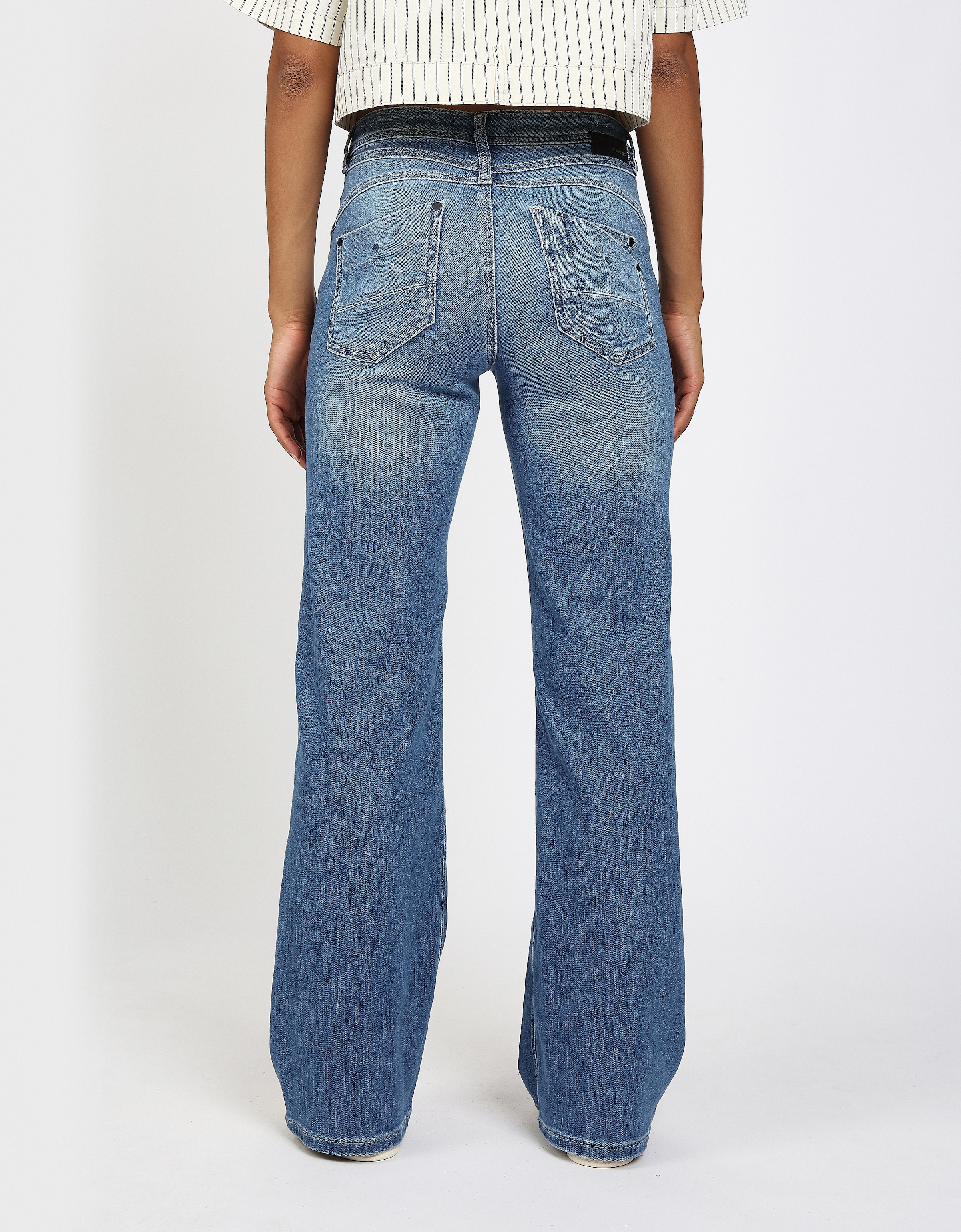 GANG 5-Pocket-Jeans »94AMELIE WIDE LONG« Long = 4 cm länger