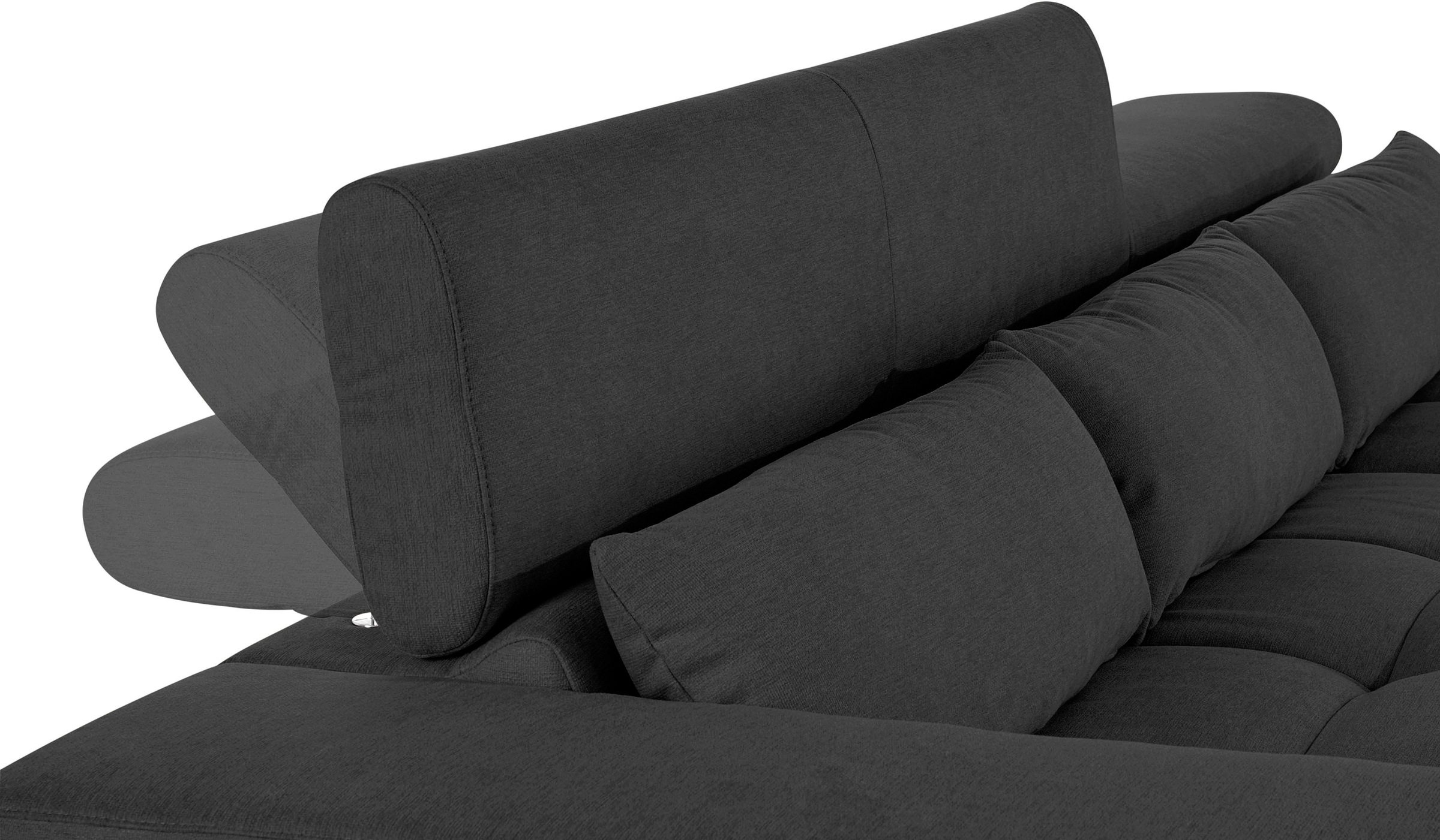COTTA Ecksofa »Orion L-Form«, mit Kopfteilverstellung & 3 Nierenkissen