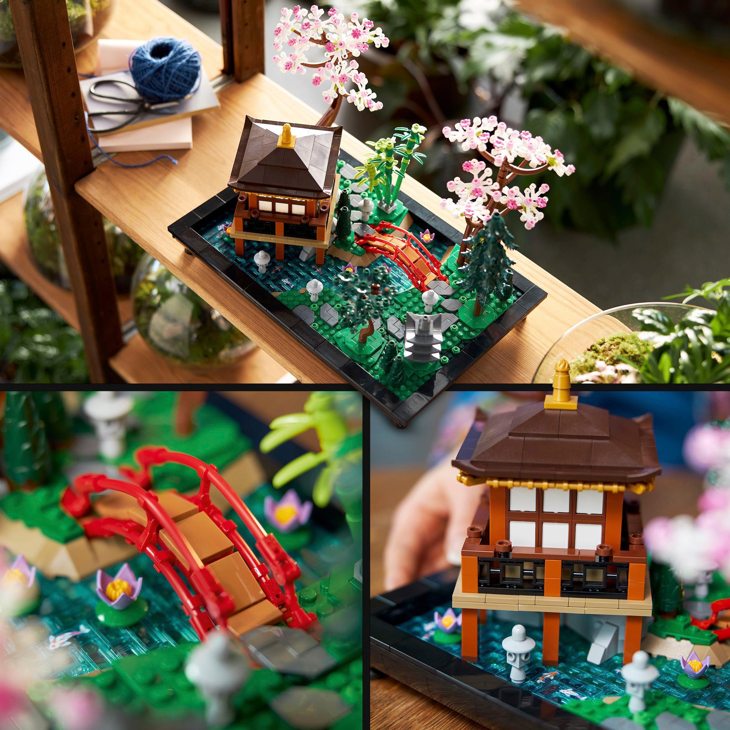 LEGO® Konstruktionsspielsteine »Garten der Stille (10315), LEGO® Icons« Made in Europe