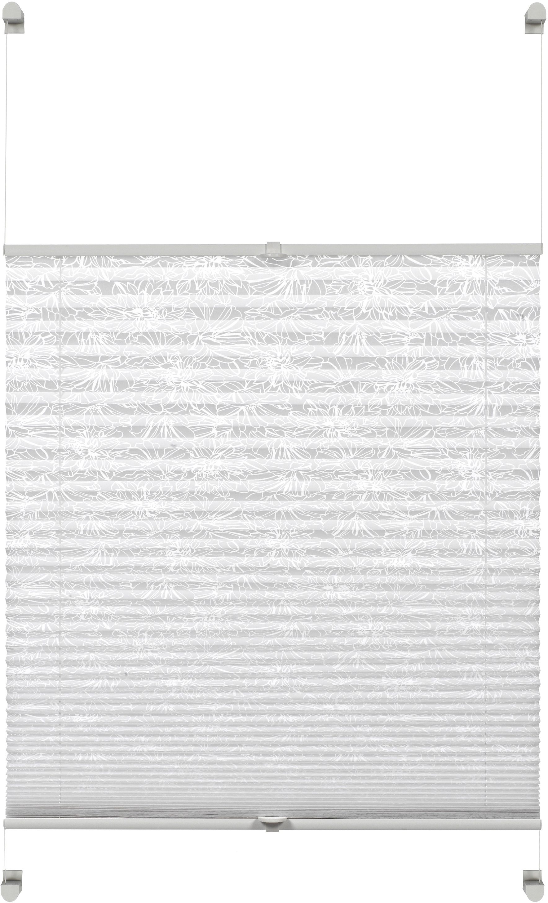 Image of GARDINIA Plissee »EASYFIX Plissee Ausbrenner-Stoff Flowers«, Lichtschutz, ohne Bohren, verspannt bei Ackermann Versand Schweiz