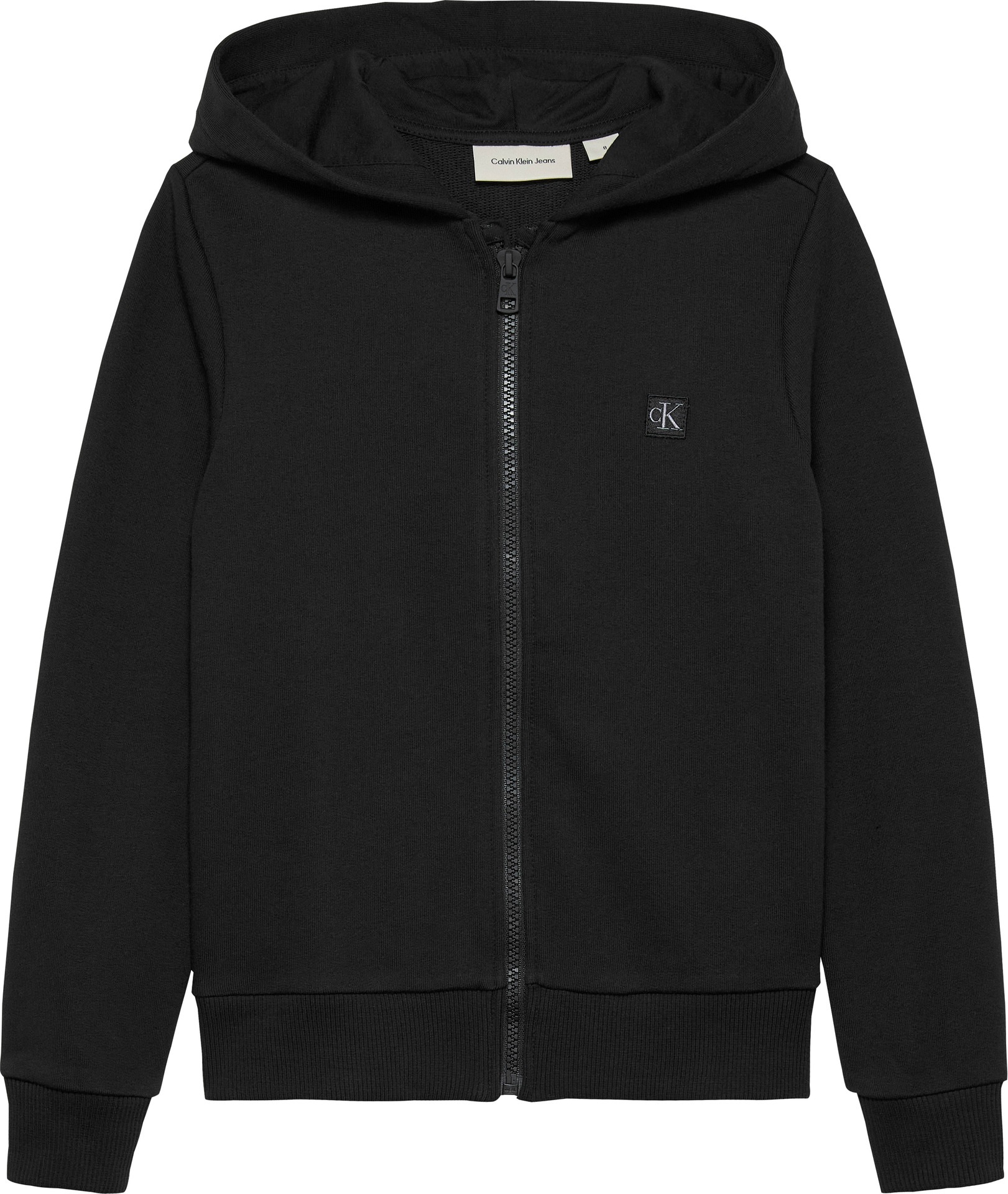 Image of Calvin Klein Jeans Kapuzensweatjacke "MINI BADGE ZIP-THROUGH" mit Logo-Badge