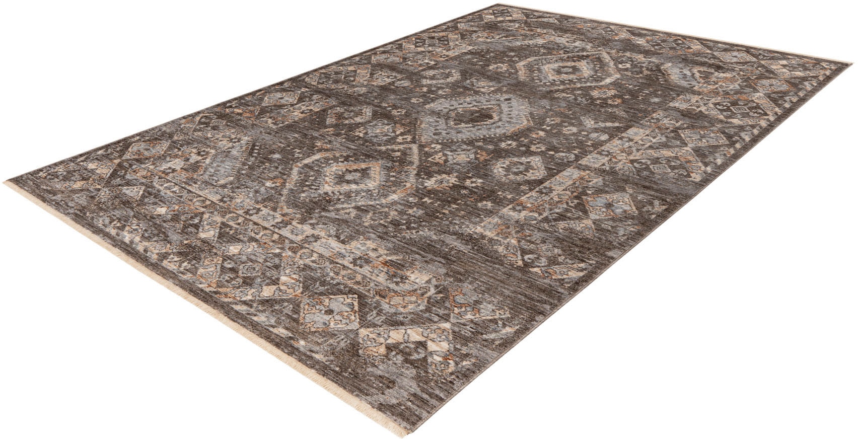 Image of Obsession Teppich "My Laos 466" rechteckig 9 mm Höhe orientalisches Design, mit Fransen, Wohnzimmer, auch als Läufer