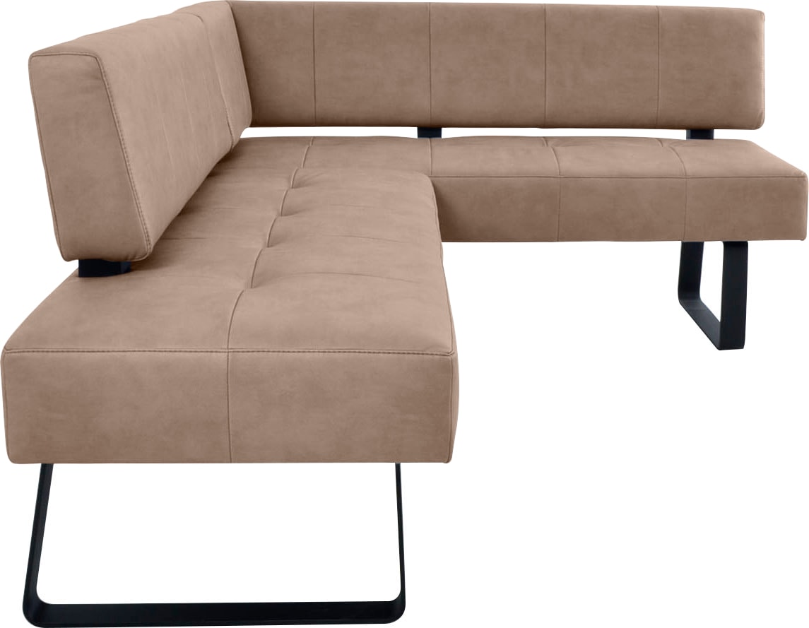 K+W Komfort & Wohnen Eckbank »Spider II« Sitzsteppung, bequem durch Sandwichbauweise, 2 Stellmasse
