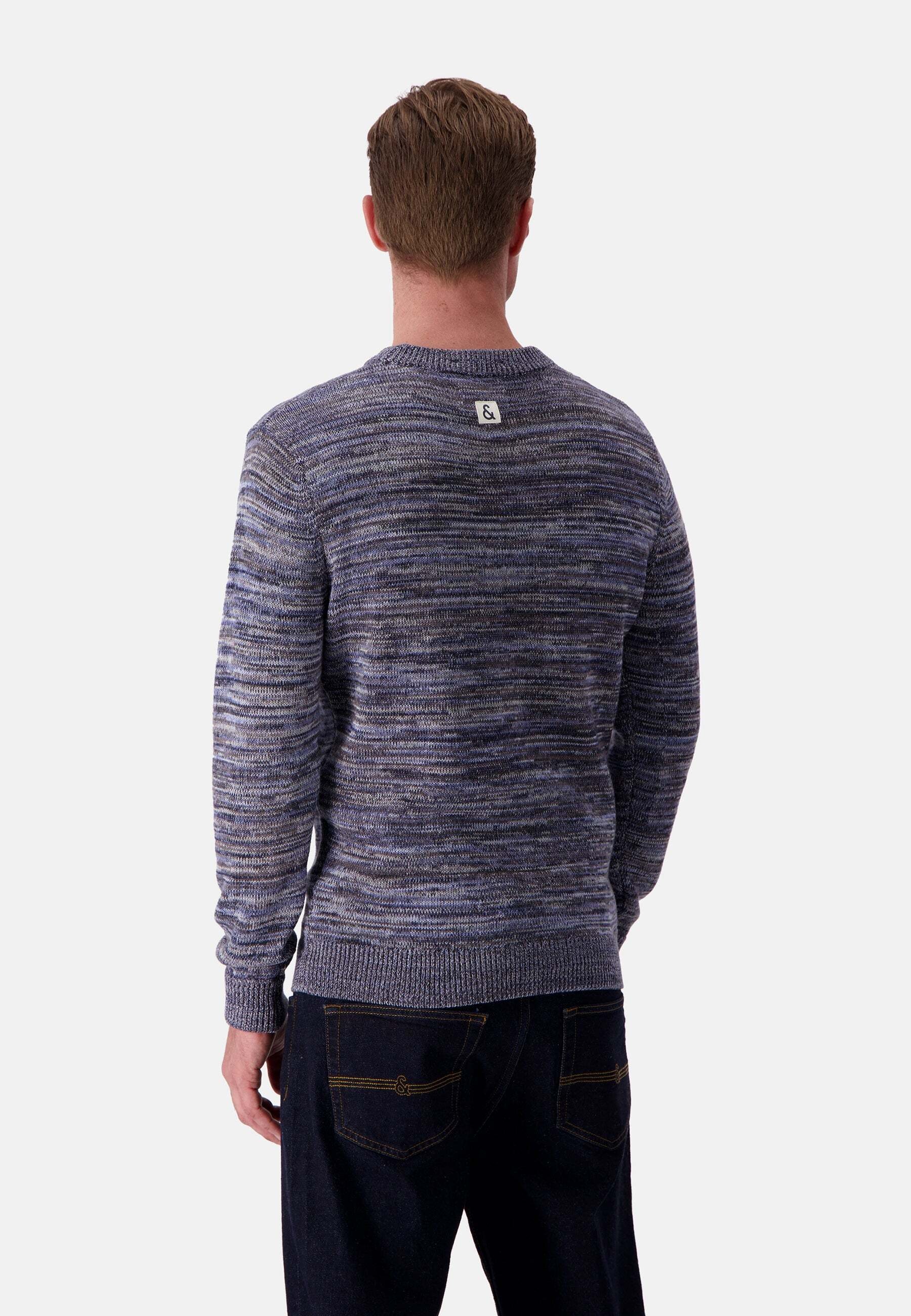 colours & sons Strickpullover »colours & sons Pullover Roundneck Mouliné«